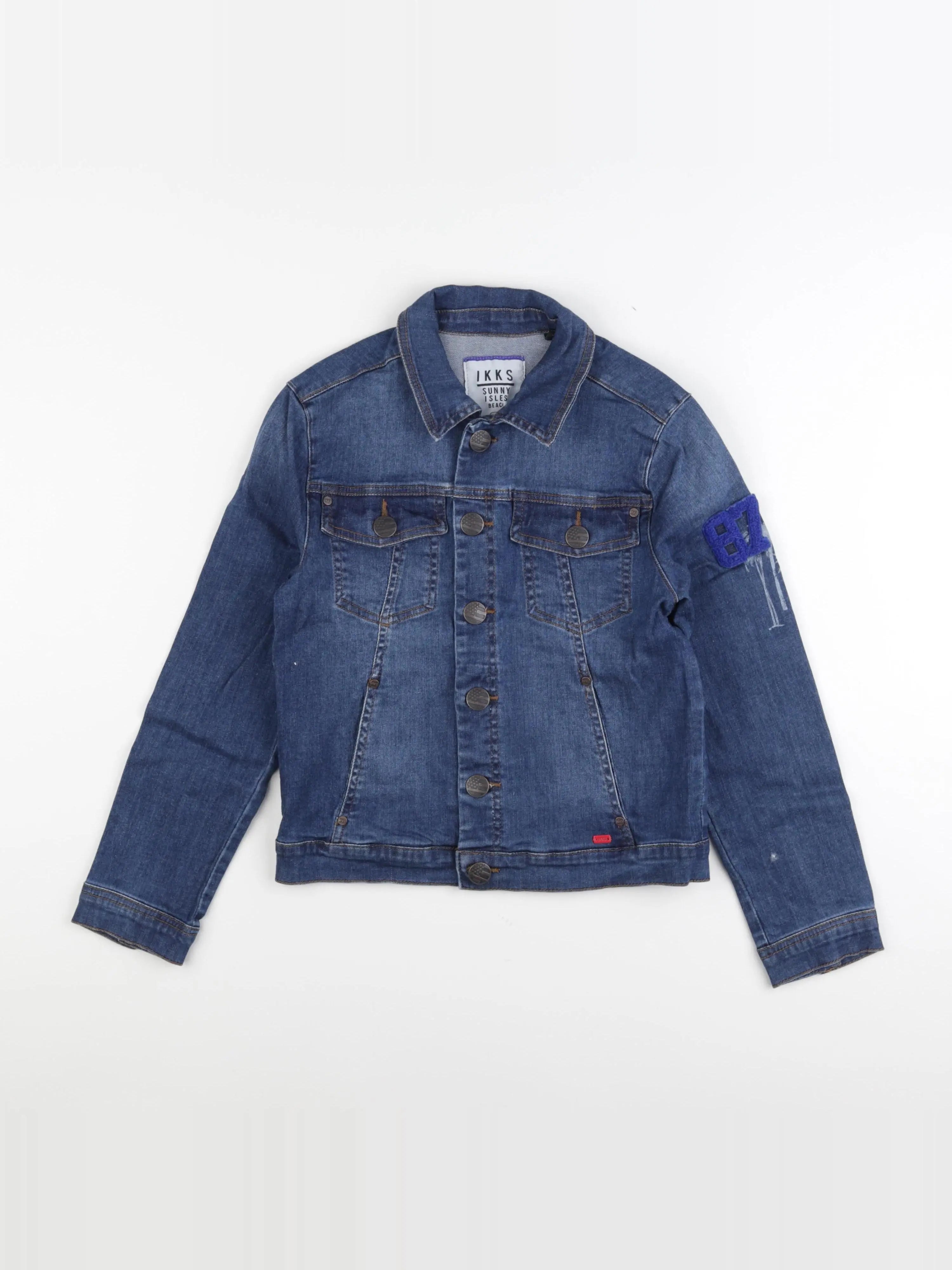 IKKS - veste bleu - 10 ans