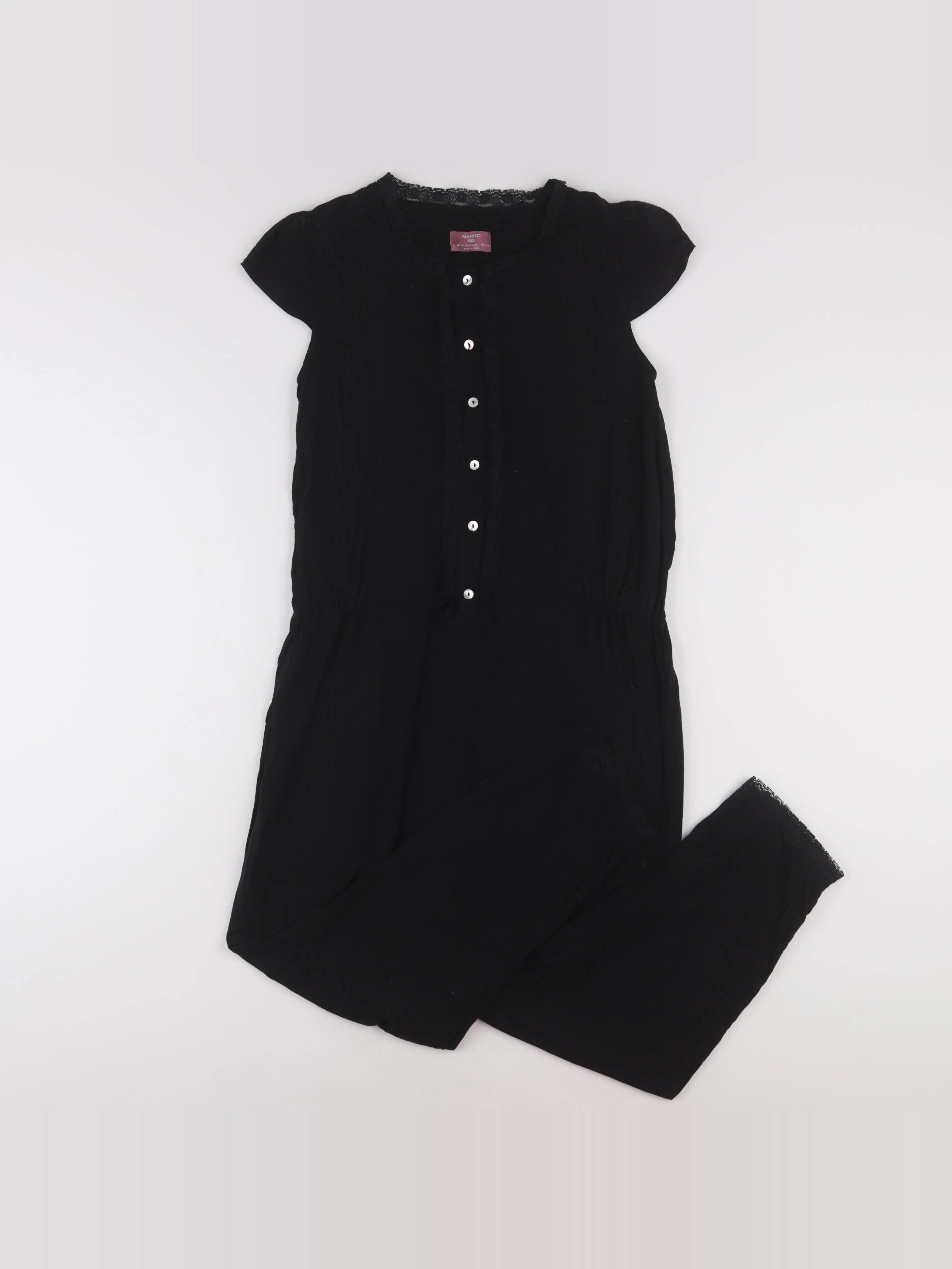 Mango - combinaison noir - 10/12 ans