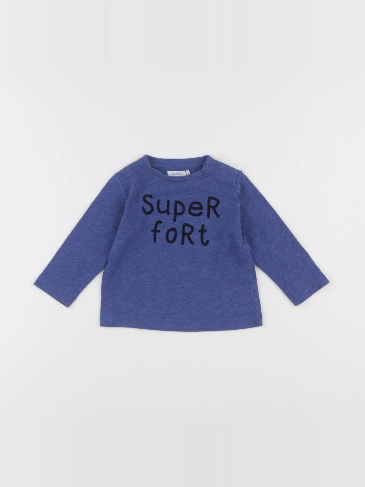 Boutchou - tee-shirt bleu - 6 mois