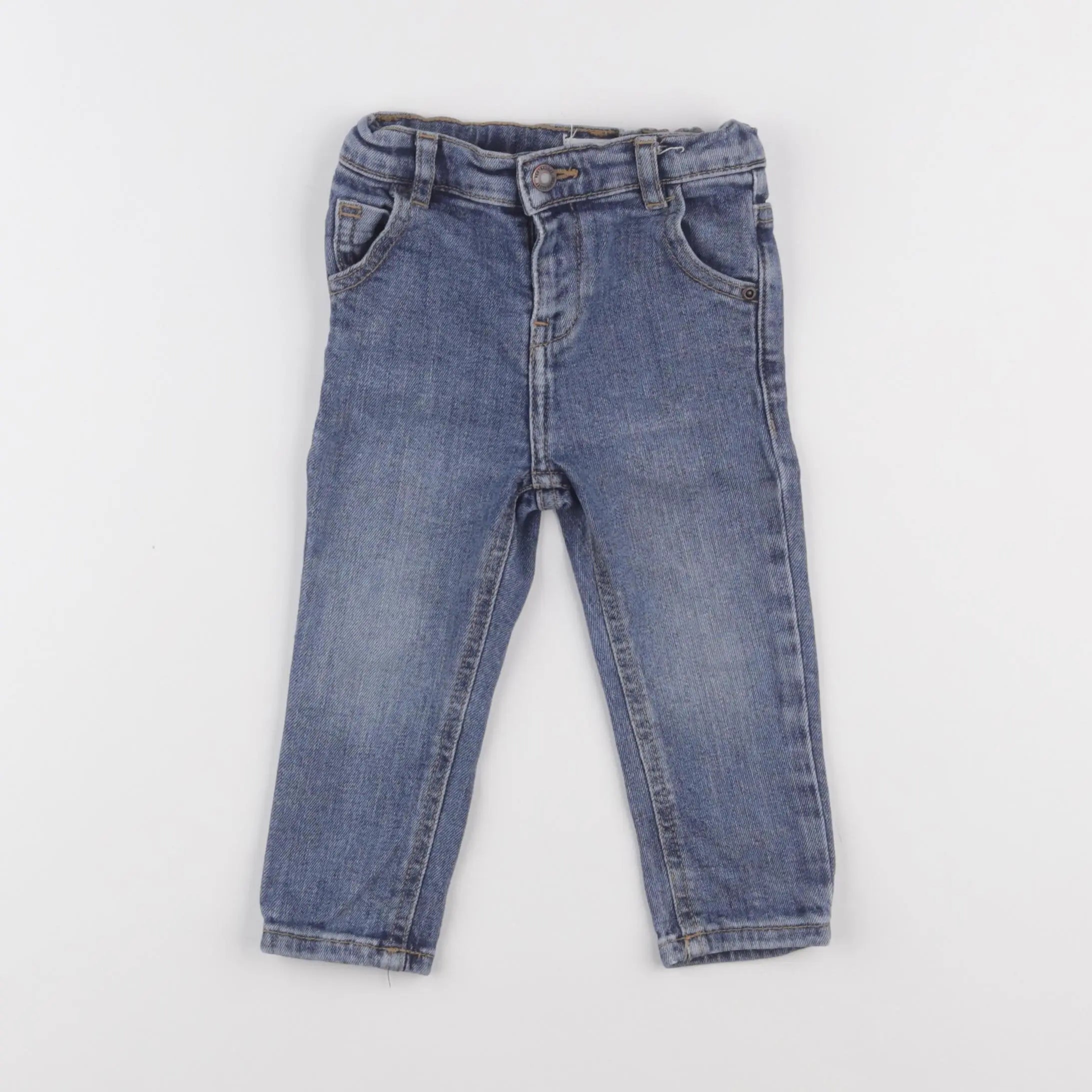 Vertbaudet - jean bleu - 12 mois