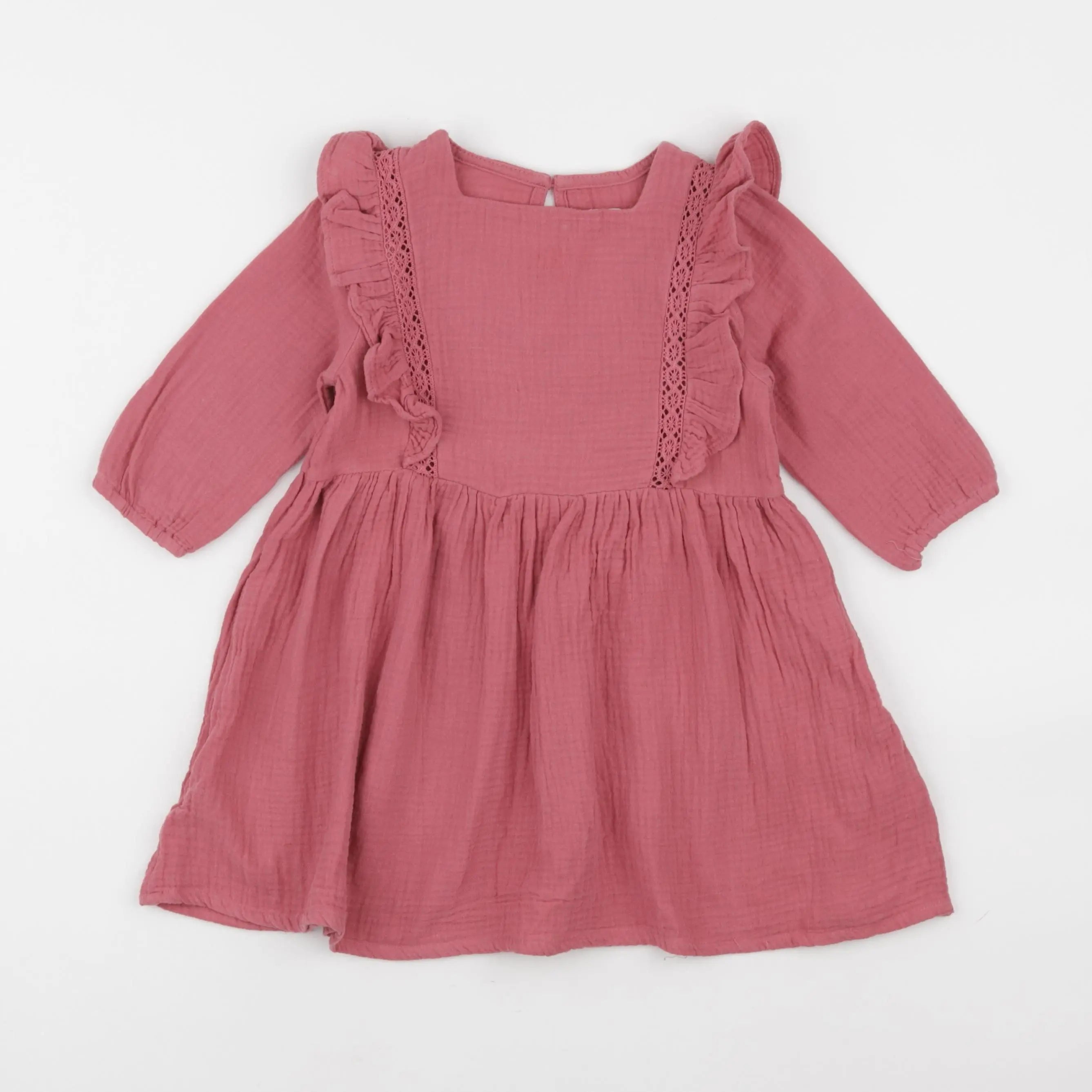 Vertbaudet - robe rose - 3 ans