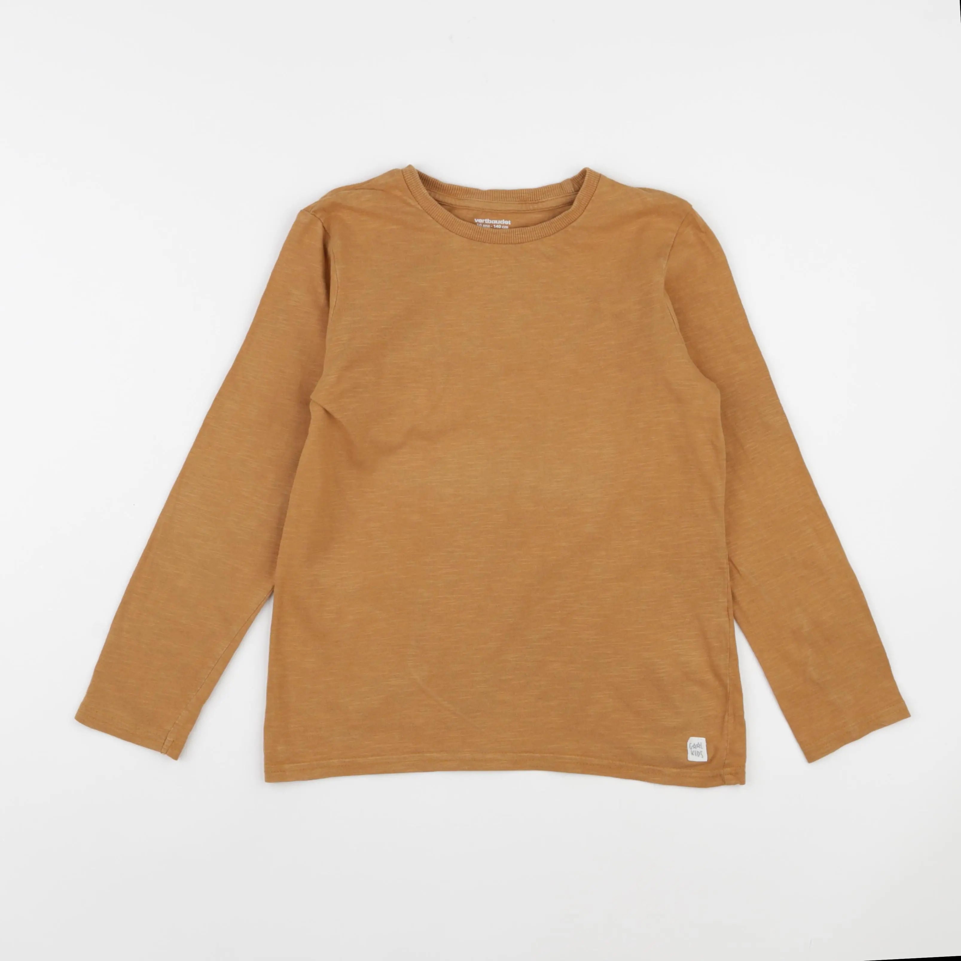 Vertbaudet - tee-shirt marron - 10 ans
