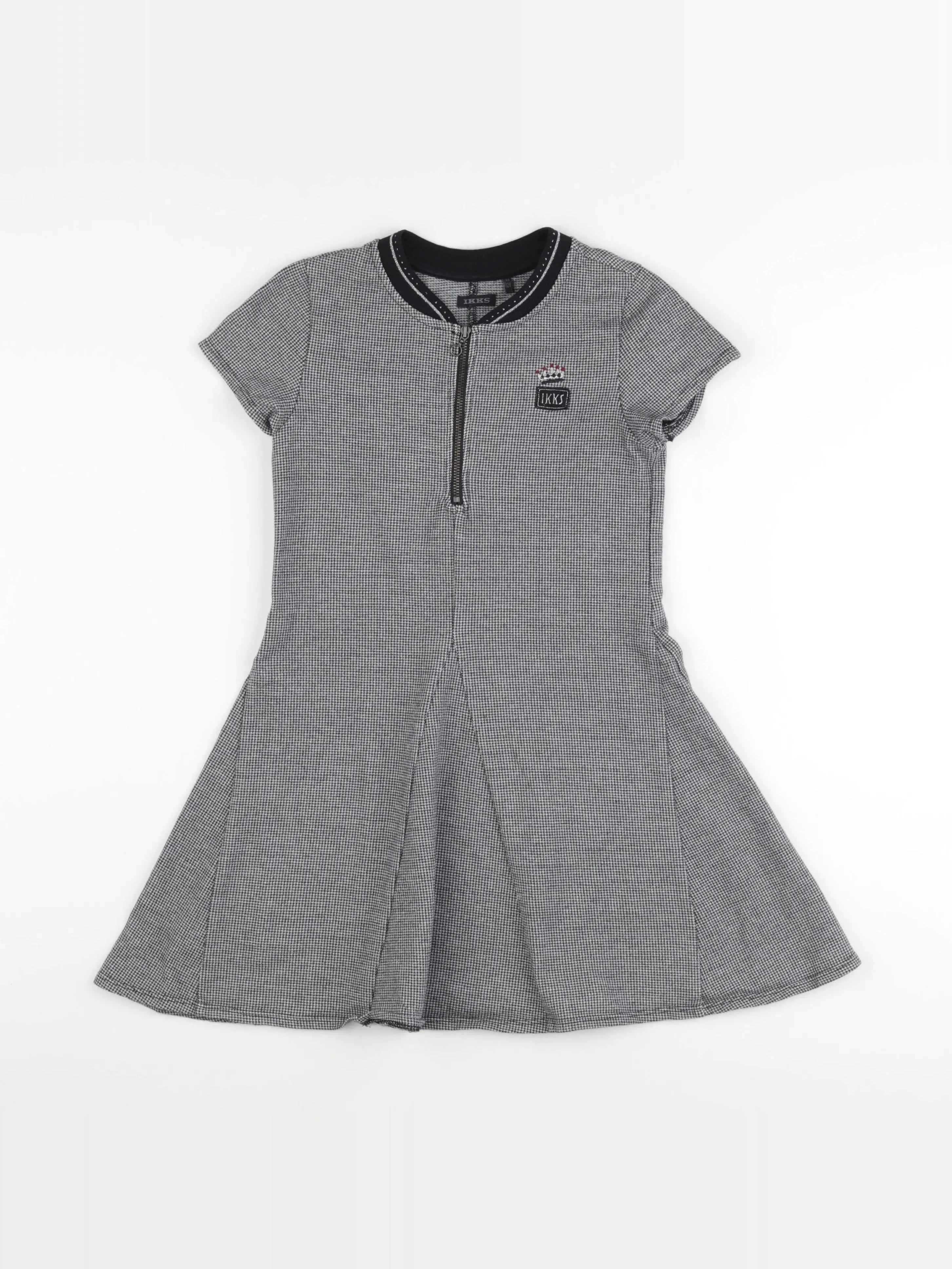 IKKS - robe noir, blanc - 8 ans