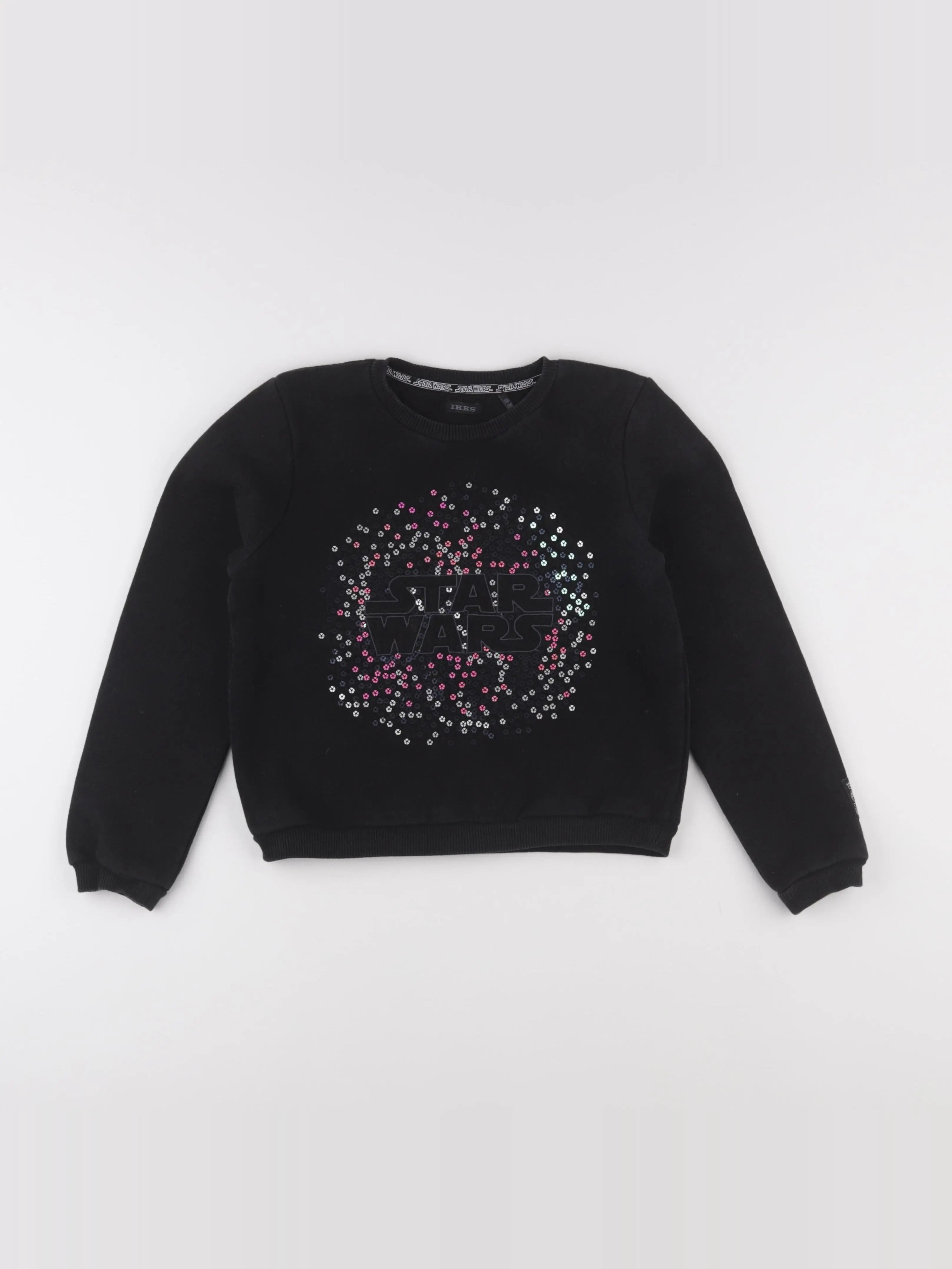 IKKS - sweat noir - 10 ans