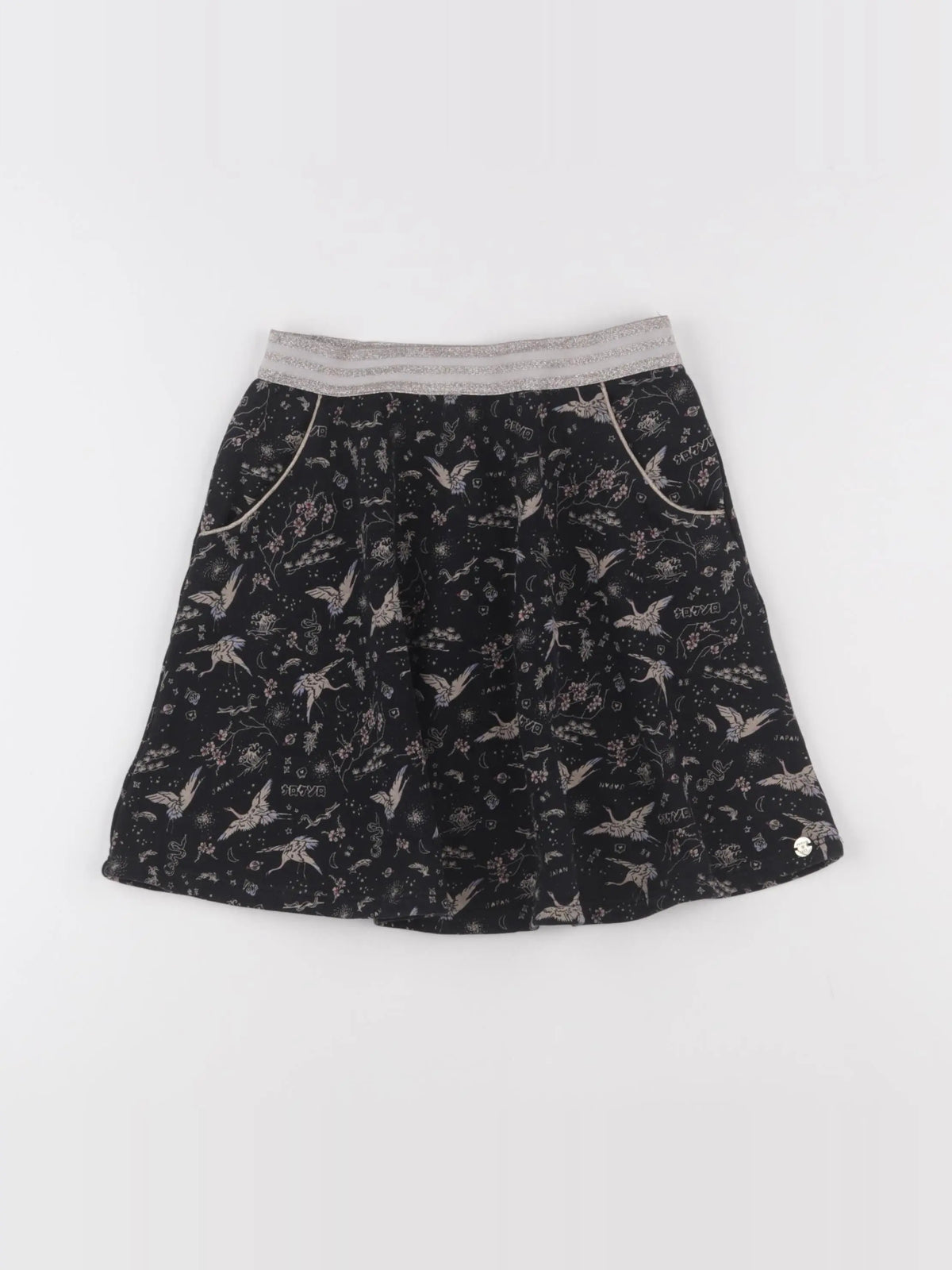 IKKS - jupe noir - 8 ans