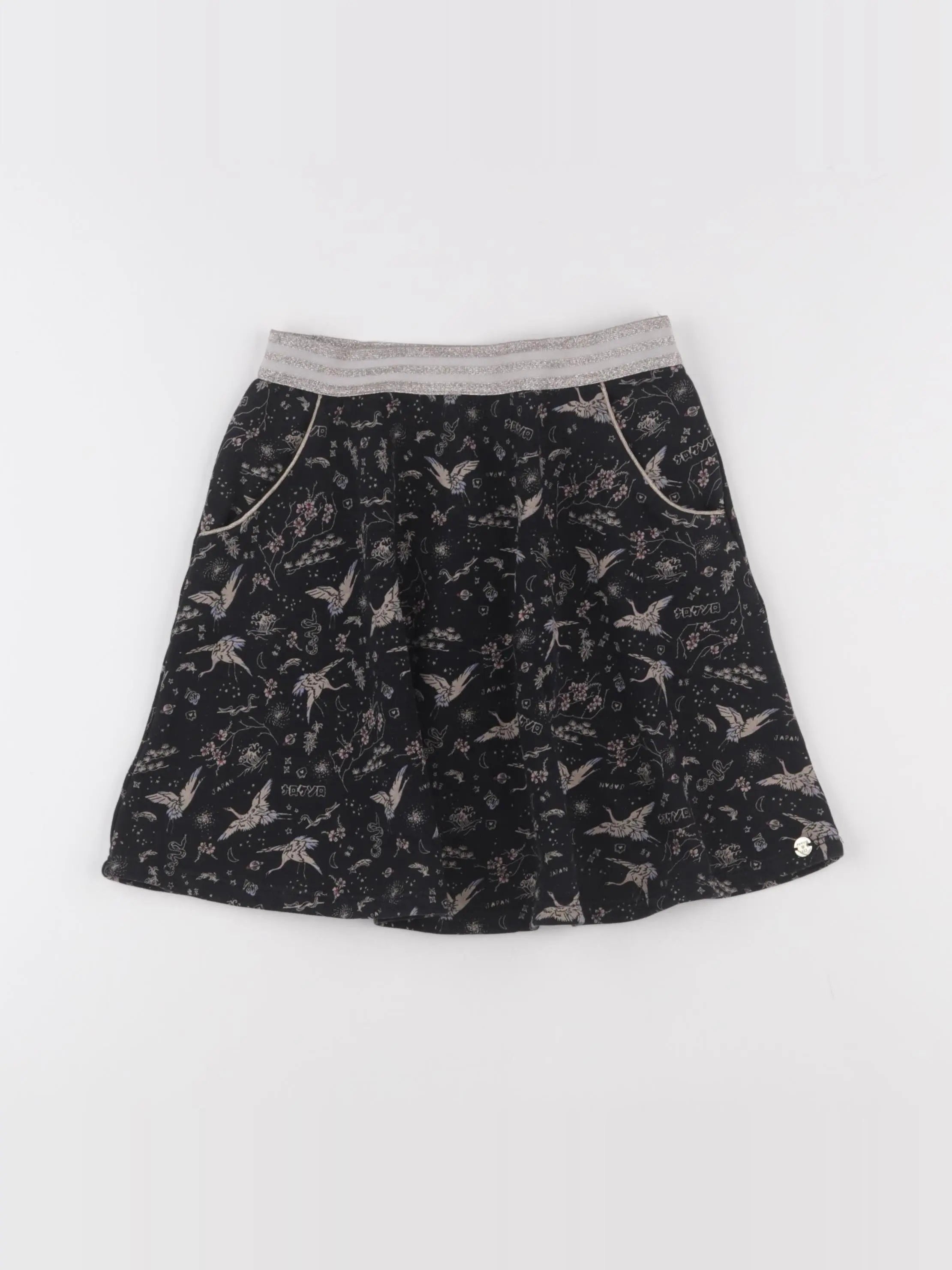 IKKS - jupe noir - 8 ans