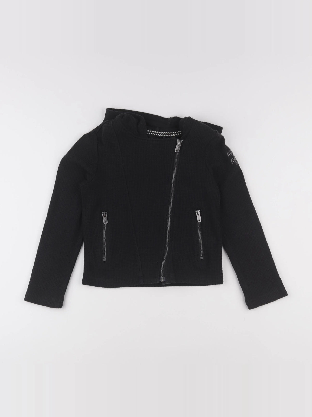 IKKS - sweat noir - 8 ans