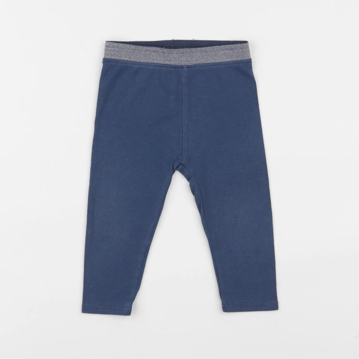 Vertbaudet - legging bleu - 12 mois
