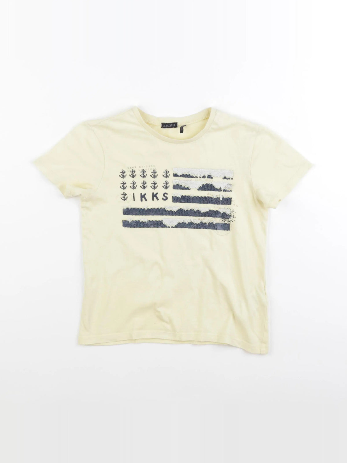 IKKS - tee-shirt jaune - 6 ans