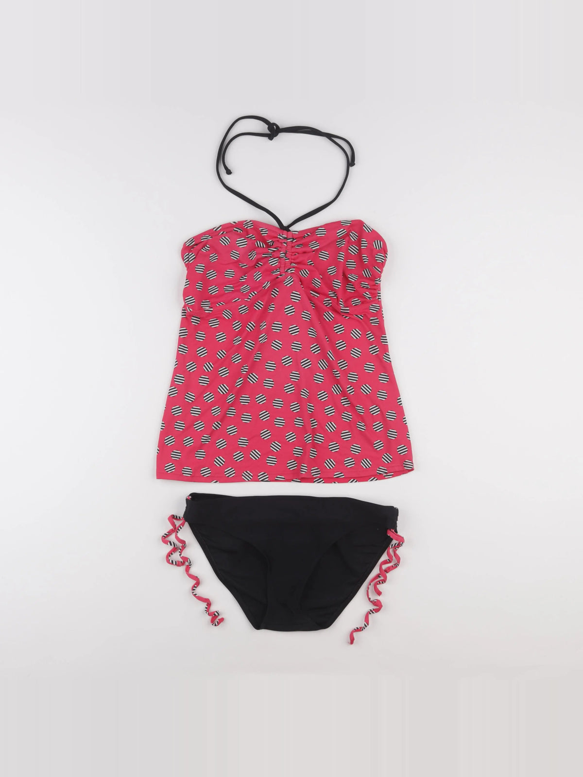 Envie de fraise - maillot de bain grossesse noir, rose - s