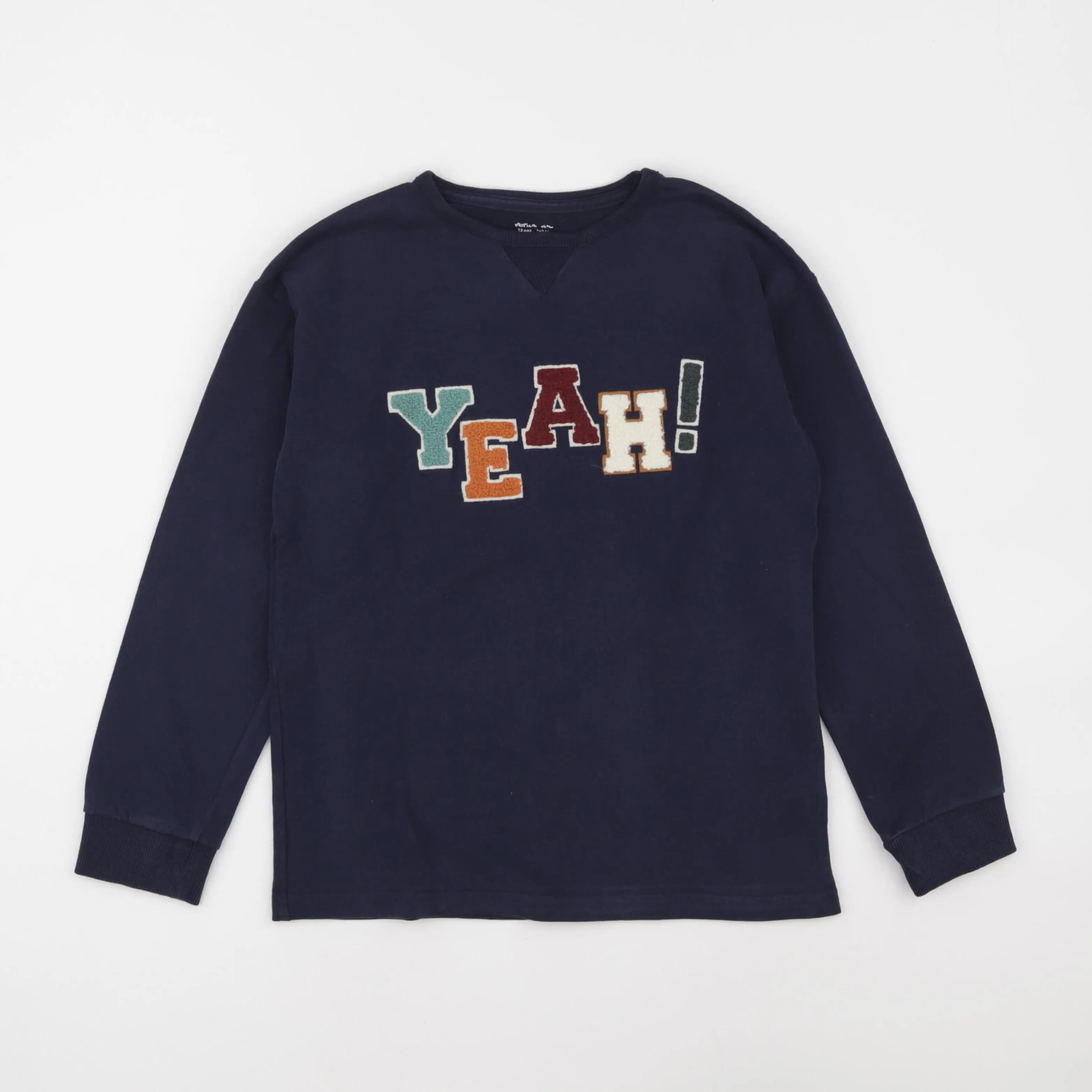 Vertbaudet - tee-shirt bleu - 12 ans