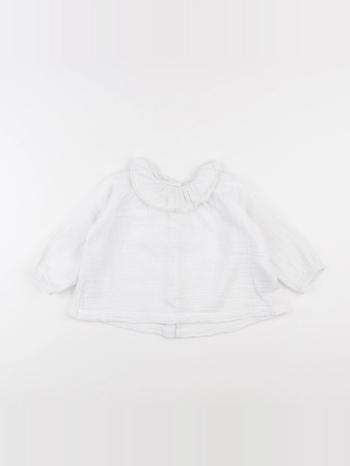 Vertbaudet - blouse blanc - 18 mois