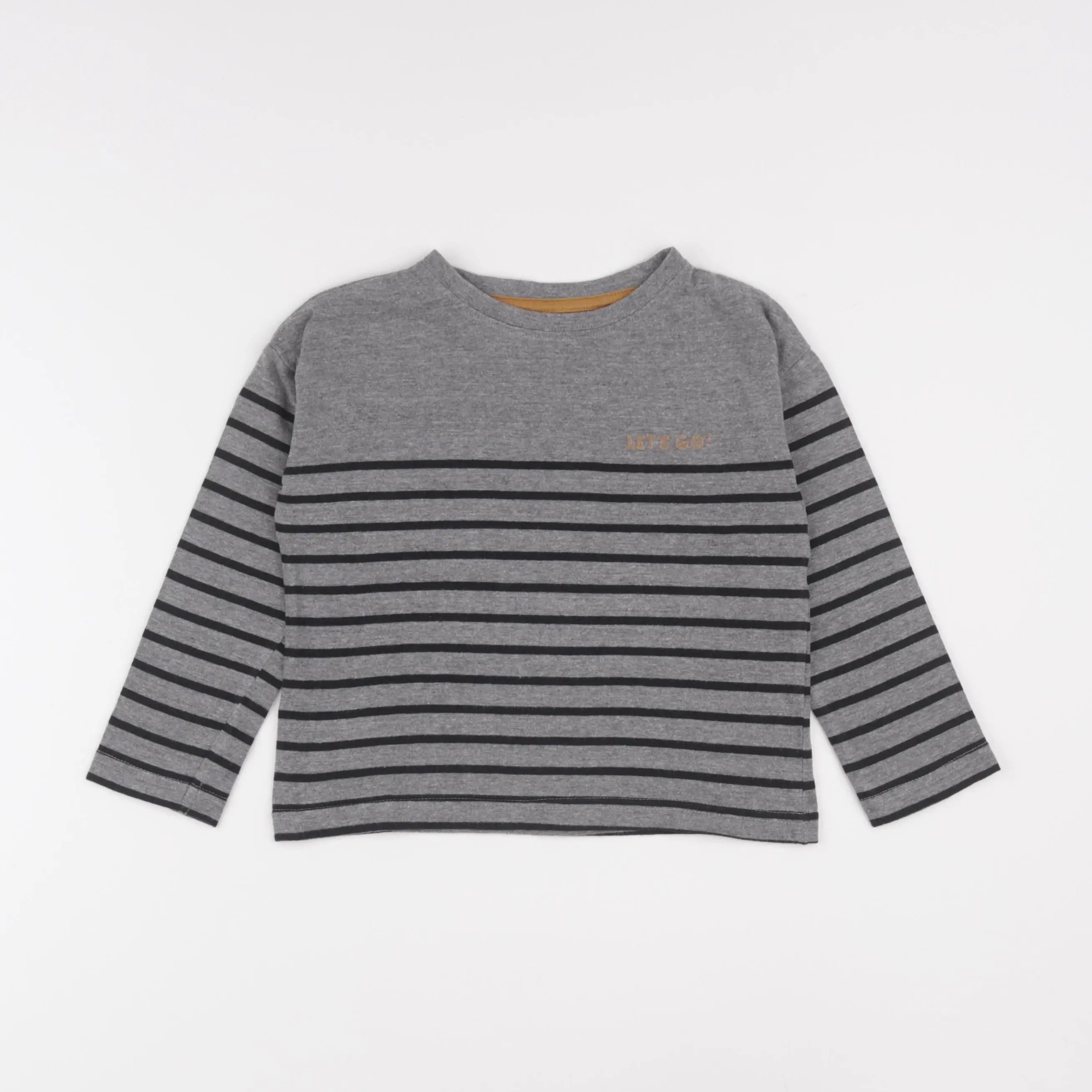 Vertbaudet - tee-shirt gris - 4 ans
