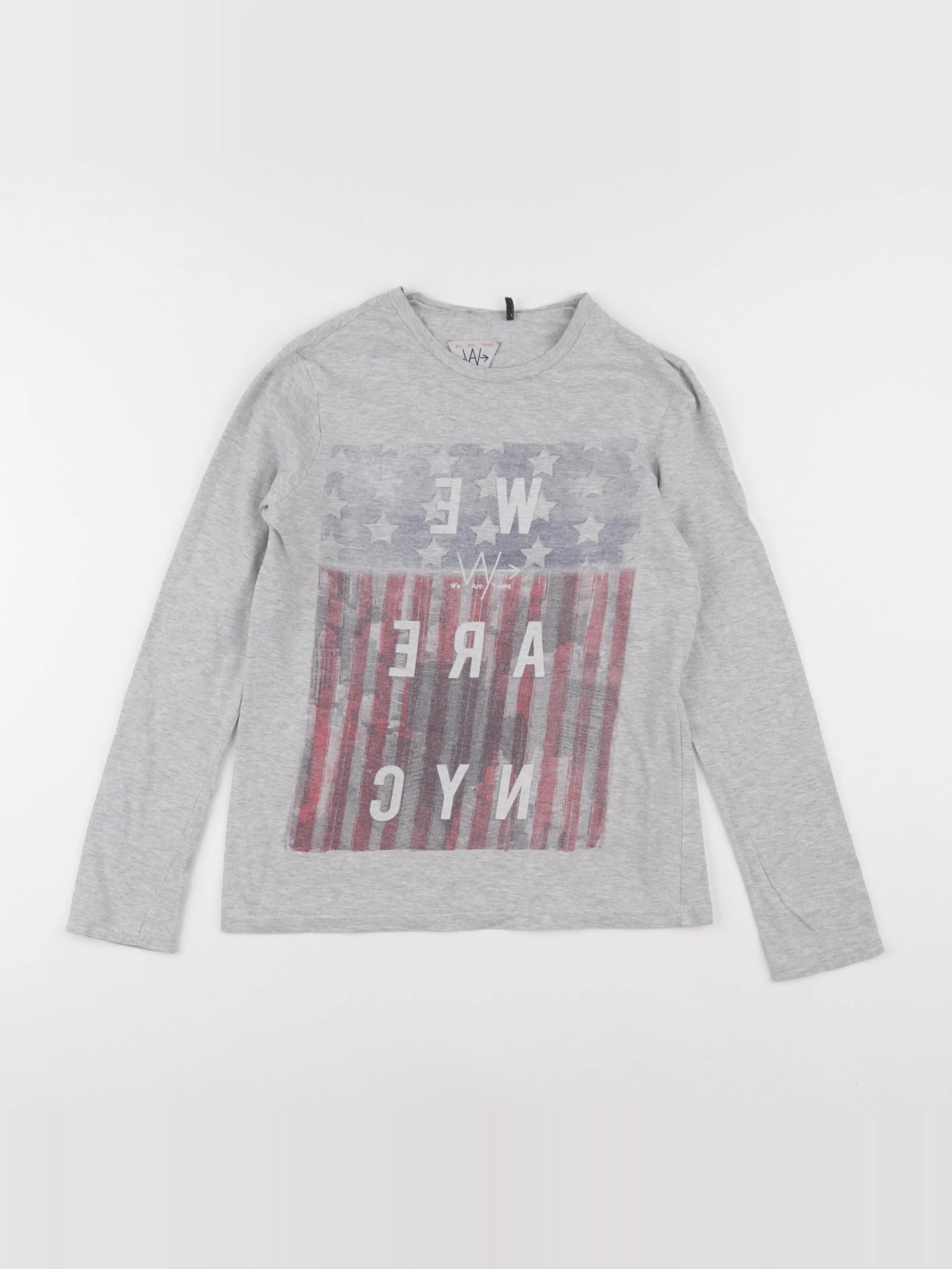 IKKS - tee-shirt gris - 10 ans