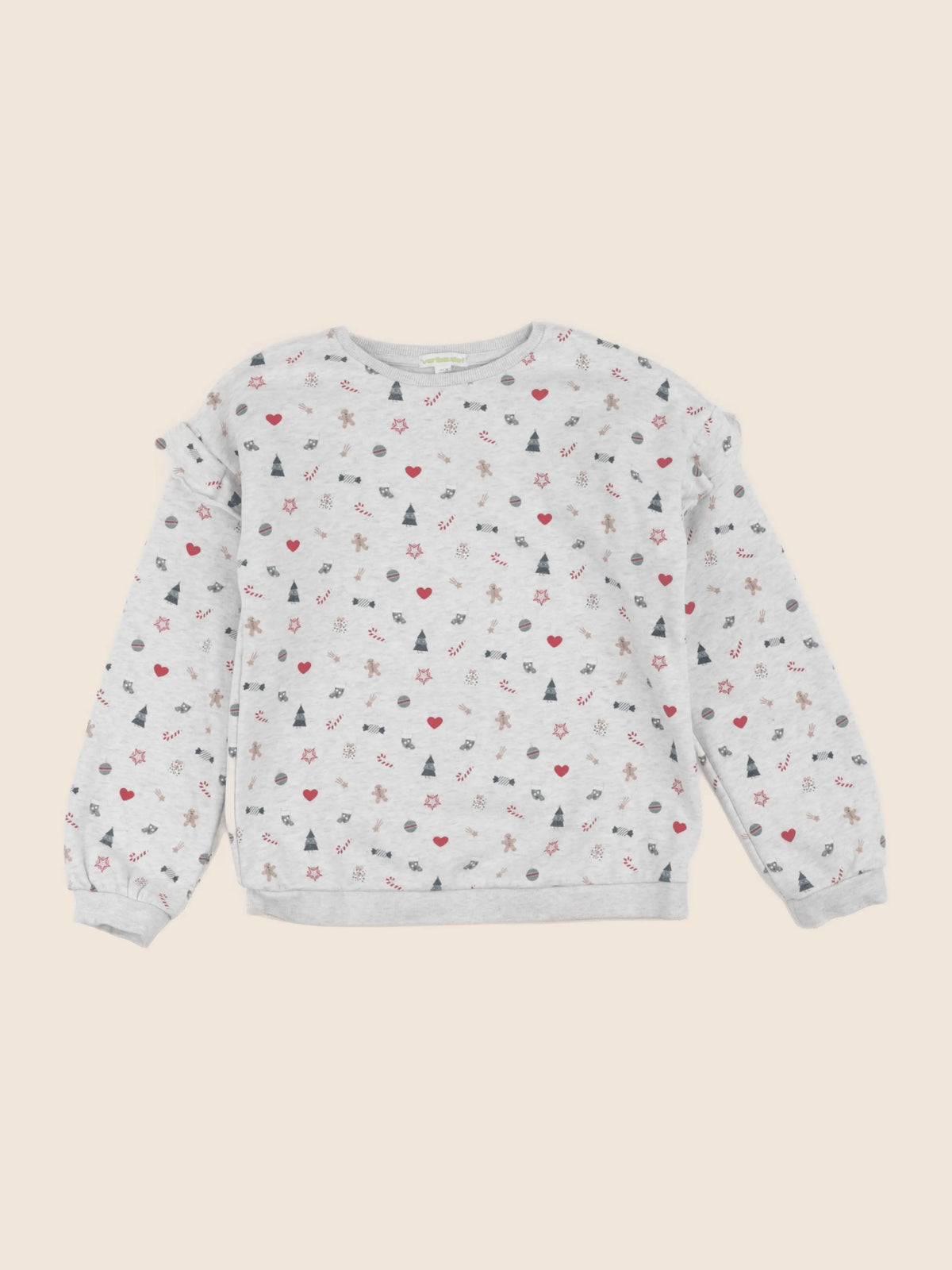 Vertbaudet - sweat gris - 10 ans