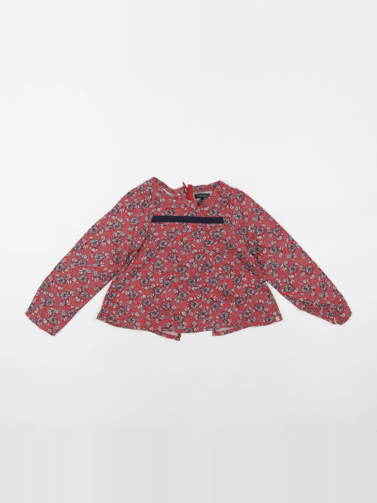 IKKS - blouse rouge - 3 ans