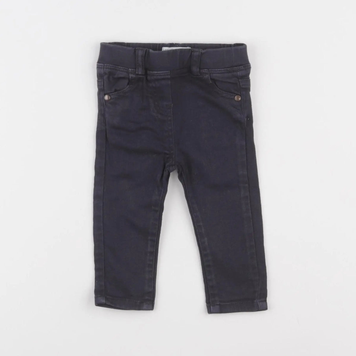 Vertbaudet - jegging bleu - 6 mois