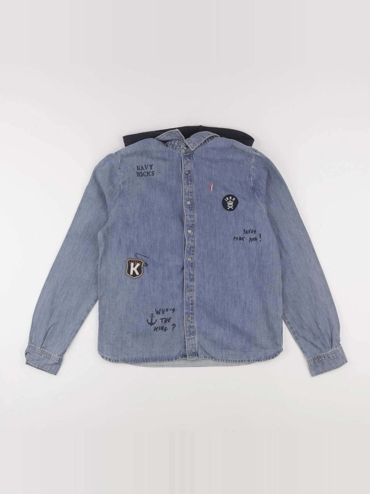 IKKS - chemise bleu - 12 ans