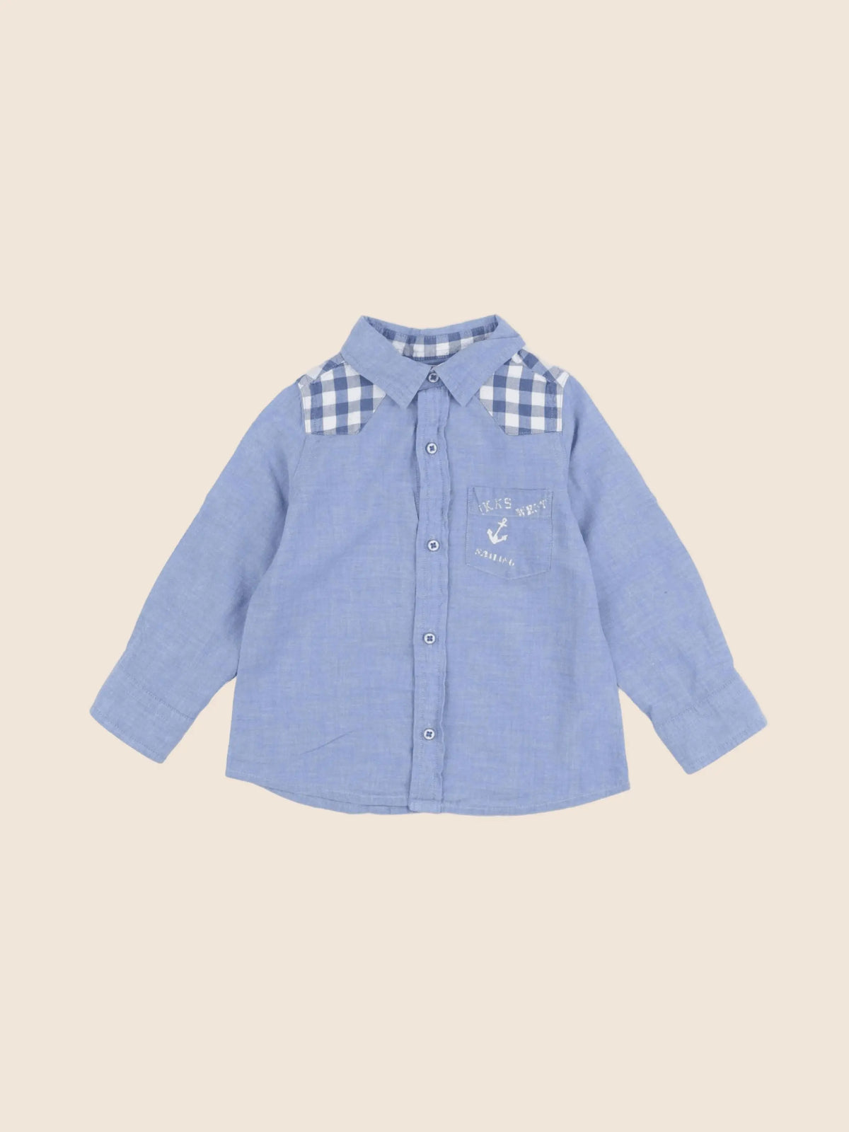 IKKS - chemise bleu - 18 mois