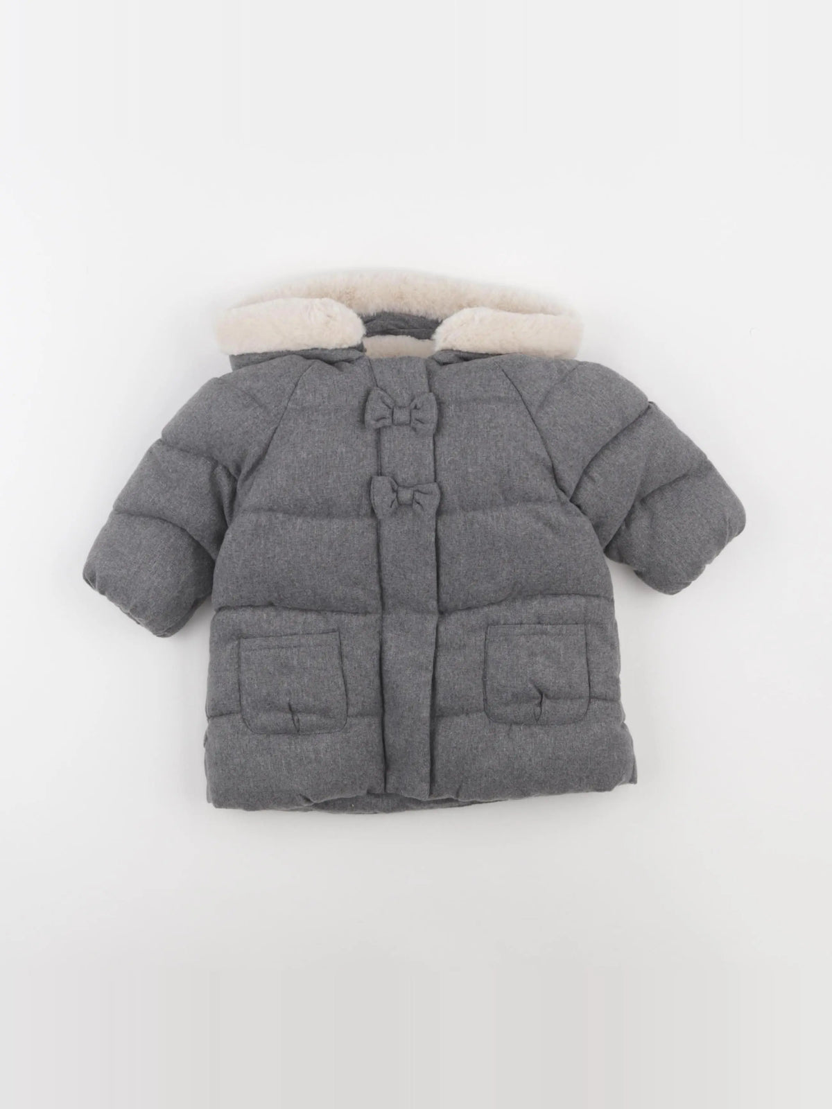 Tape à l'oeil - manteau gris - 6 mois