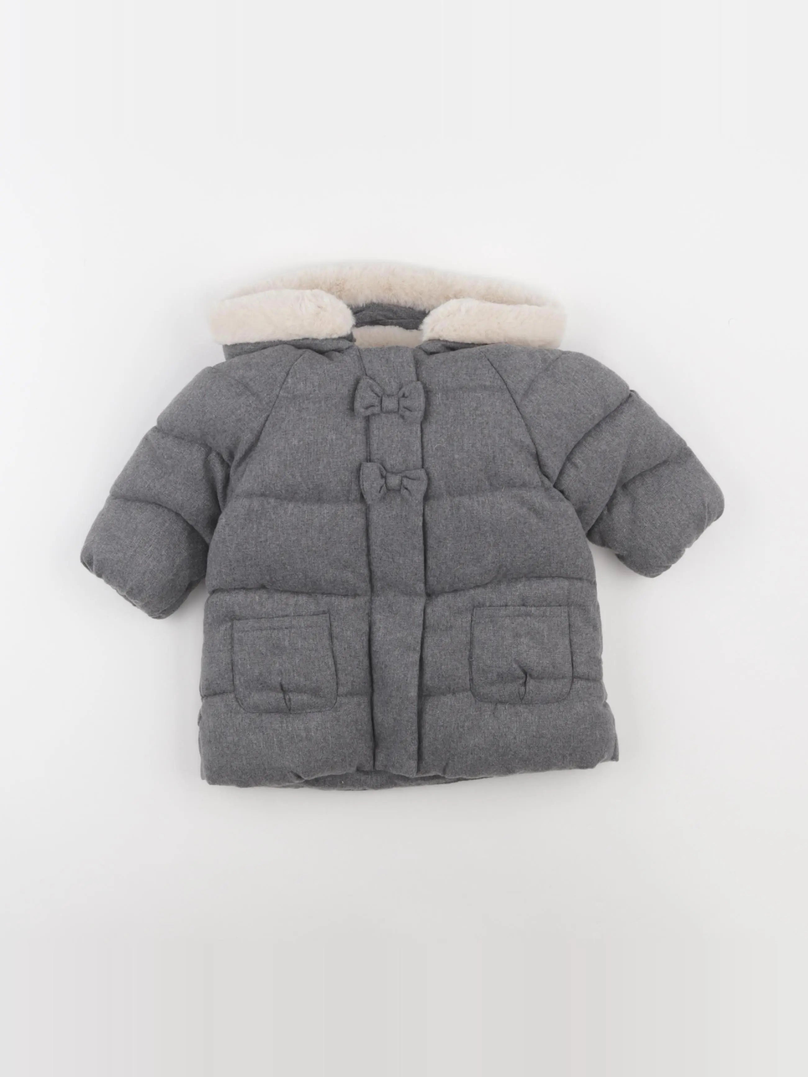 Tape à l'oeil - manteau gris - 6 mois