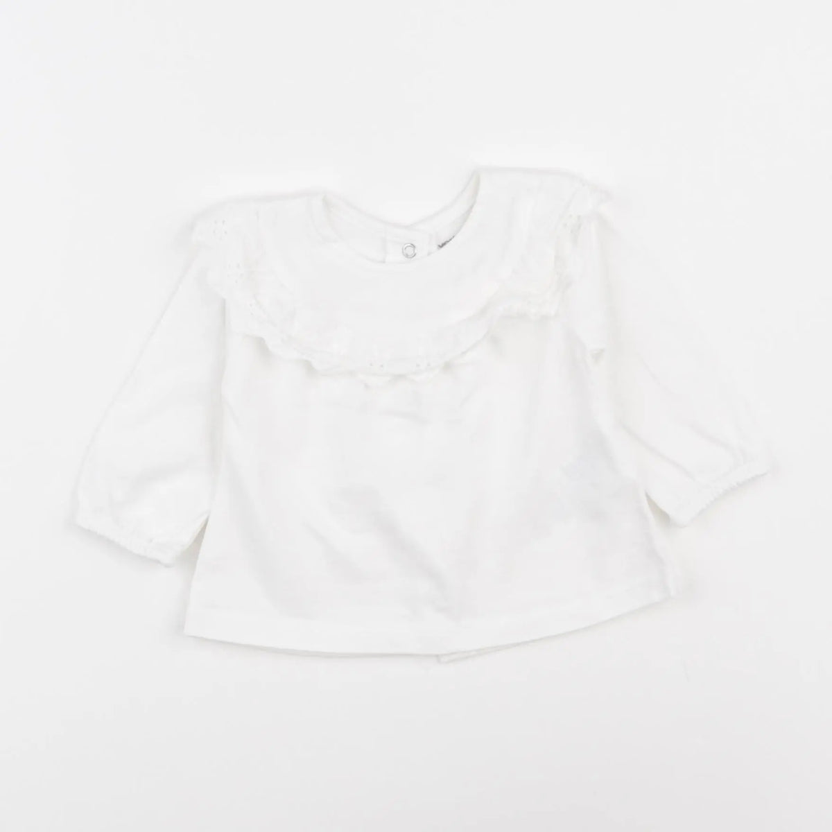 Vertbaudet - tee-shirt blanc - 3 mois