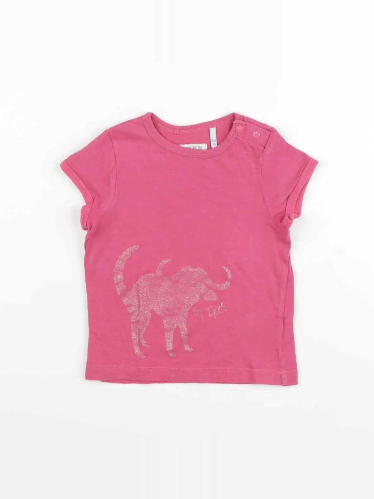 IKKS - tee-shirt rose - 12 mois
