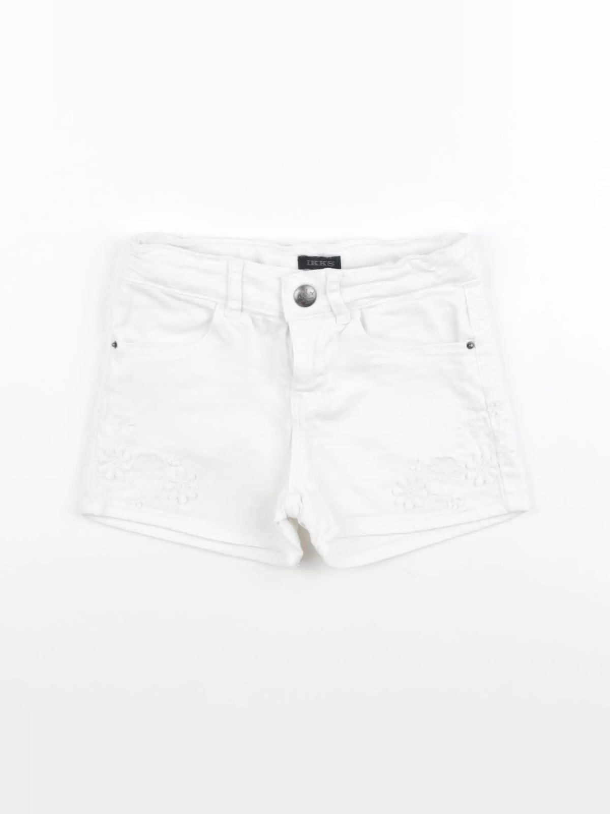 IKKS - short blanc - 6 ans