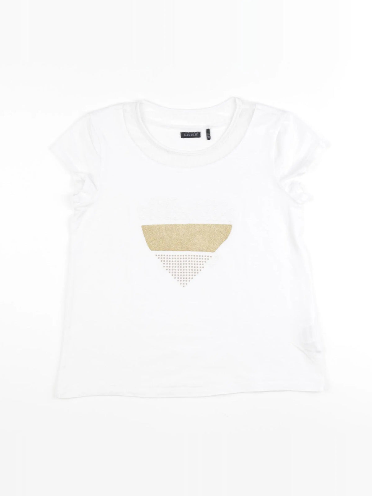 IKKS - tee-shirt blanc - 10 ans