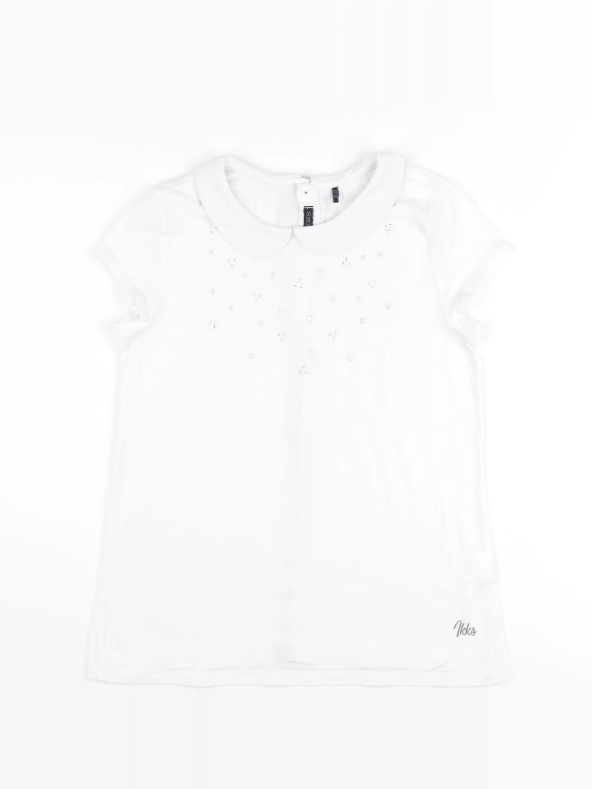 IKKS - tee-shirt blanc - 10 ans
