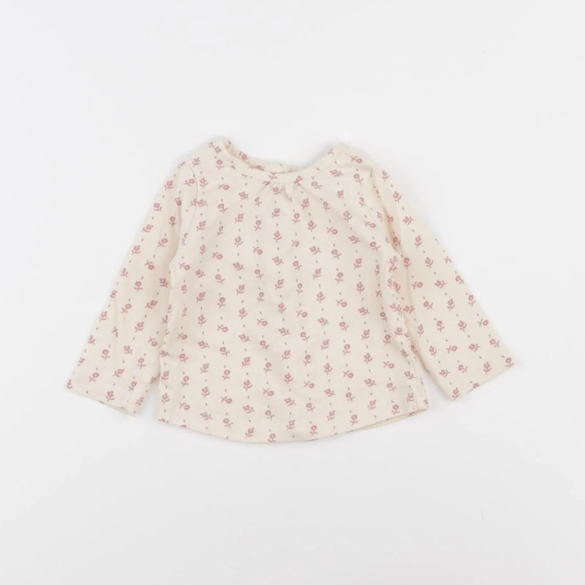 Vertbaudet - tee-shirt beige - 3 mois