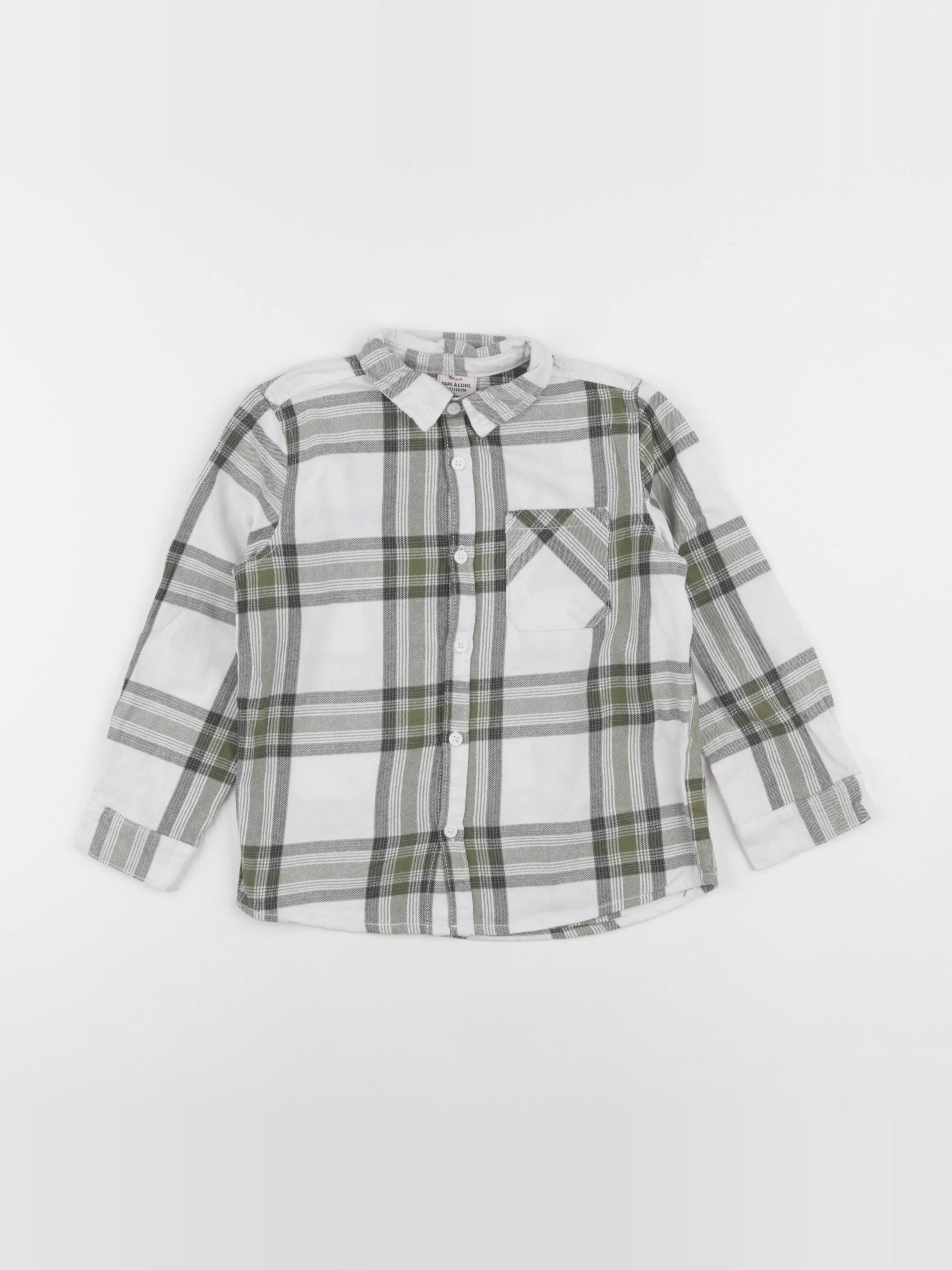 Tape à l'oeil - chemise vert - 5 ans