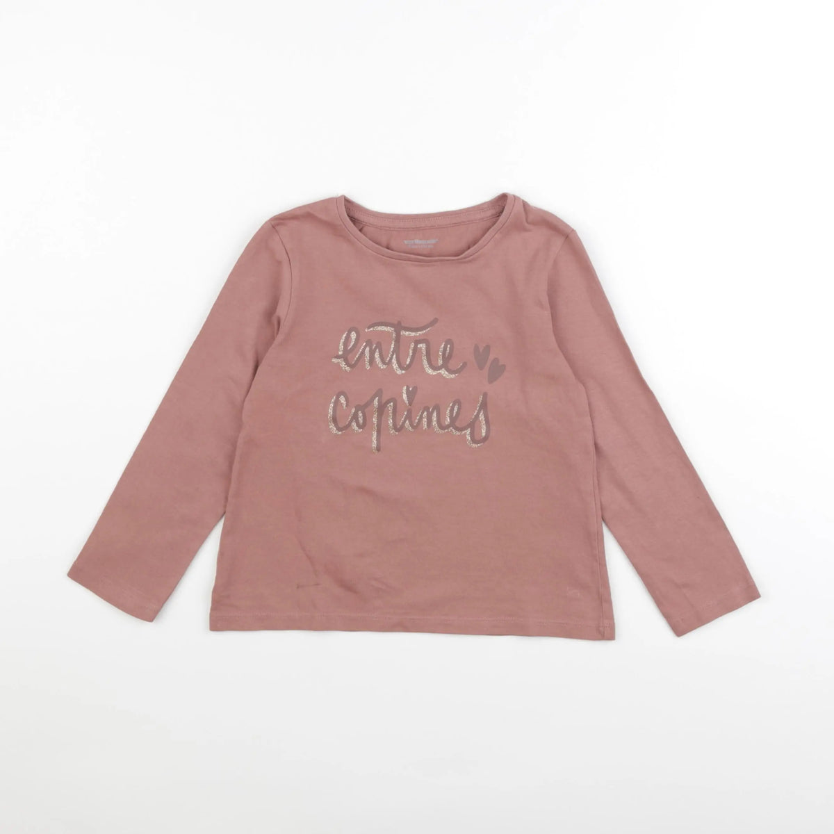 Vertbaudet - tee-shirt rose - 5 ans
