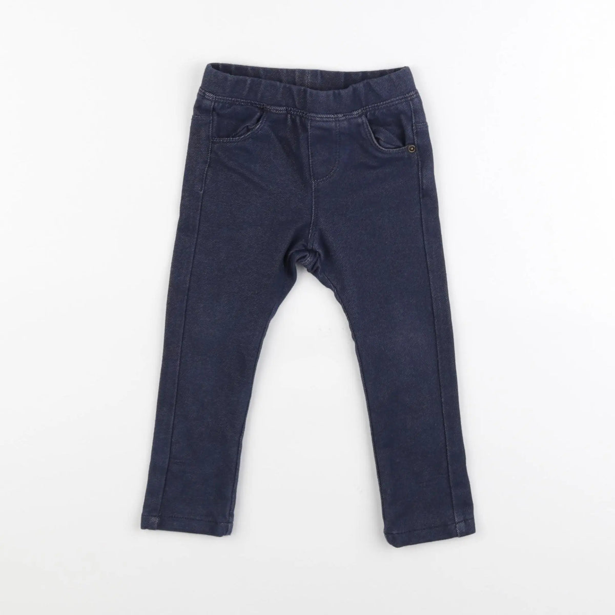 Vertbaudet - jegging bleu - 18 mois