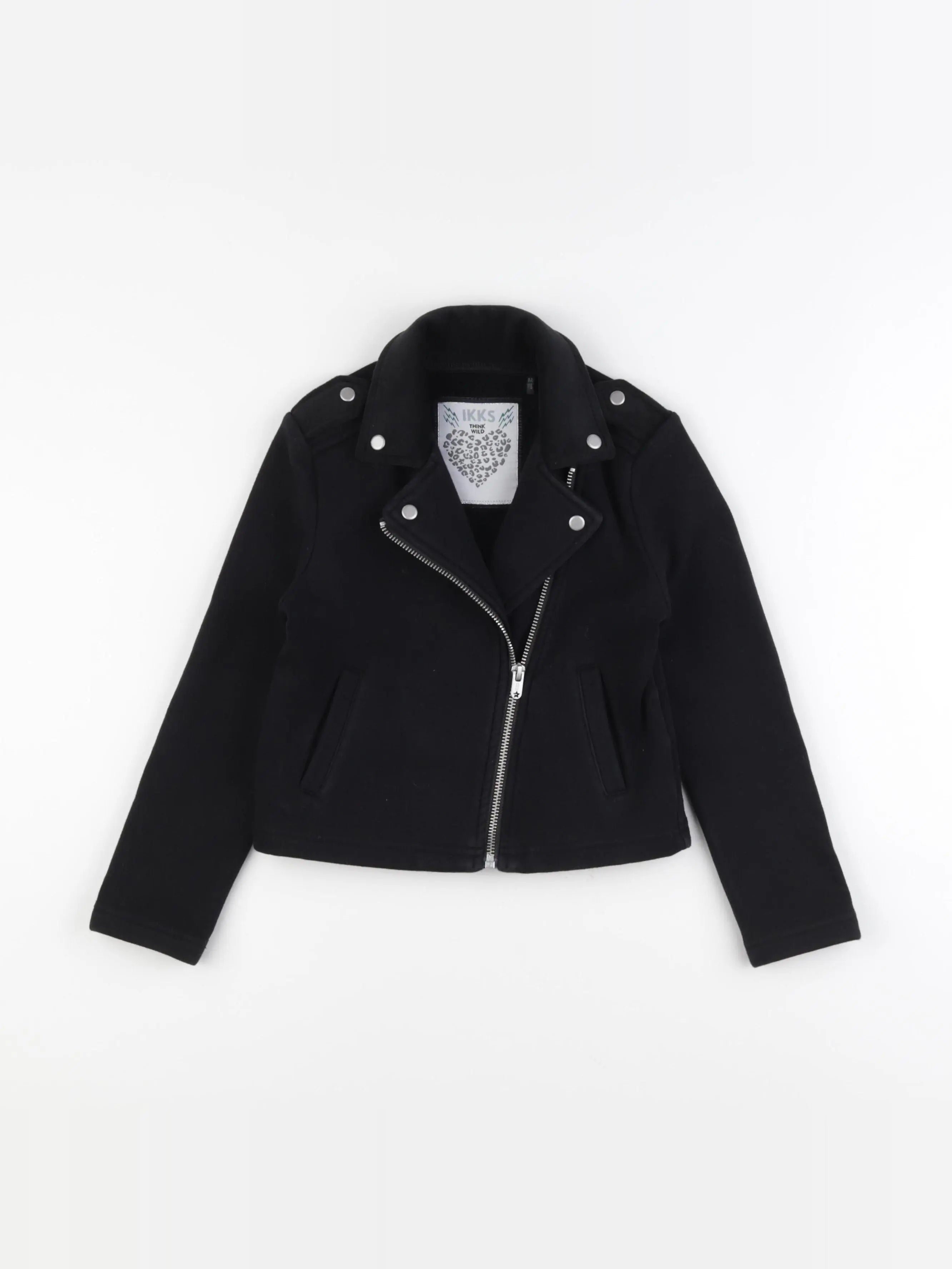 IKKS - veste imprimé au dos noir - 6 ans