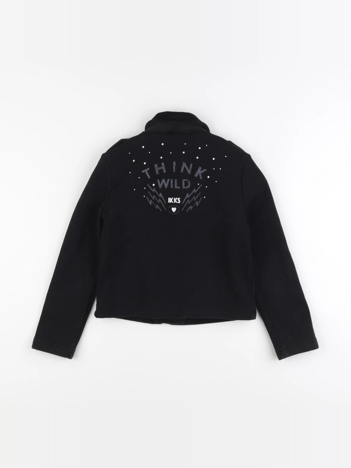 IKKS - veste imprimé au dos noir - 6 ans