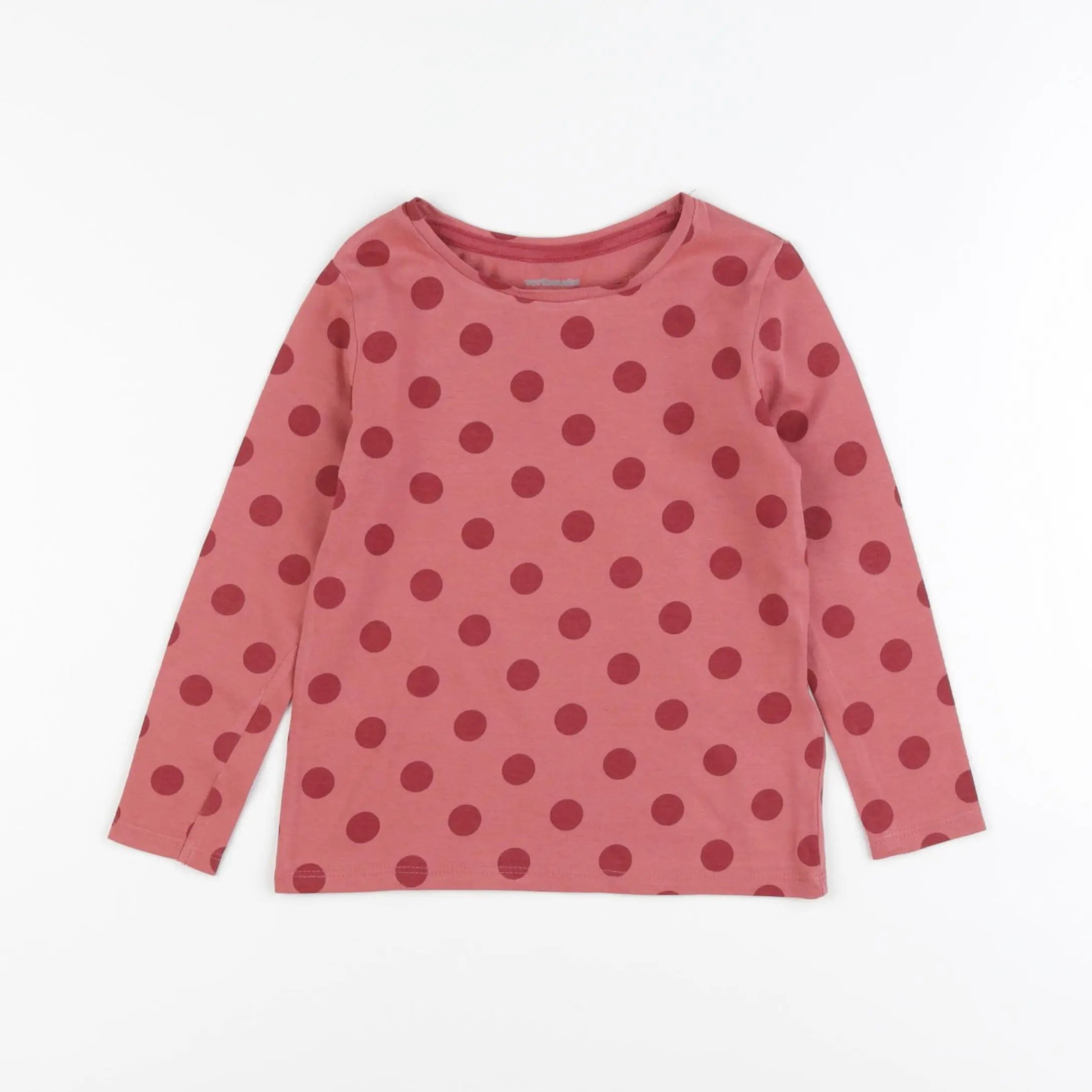 Vertbaudet - tee-shirt rouge - 3 ans