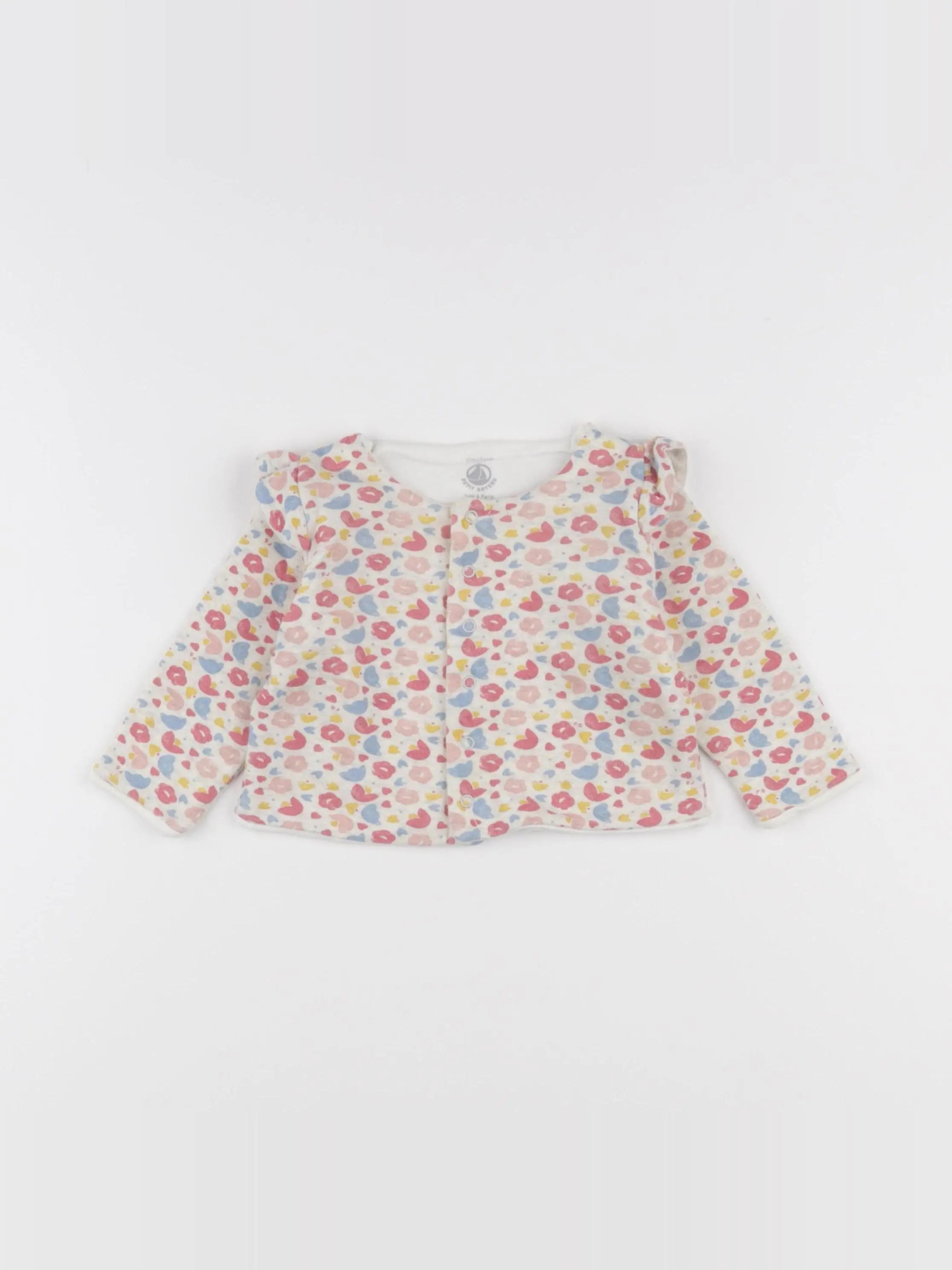 Petit Bateau - sweat rose - 12 mois