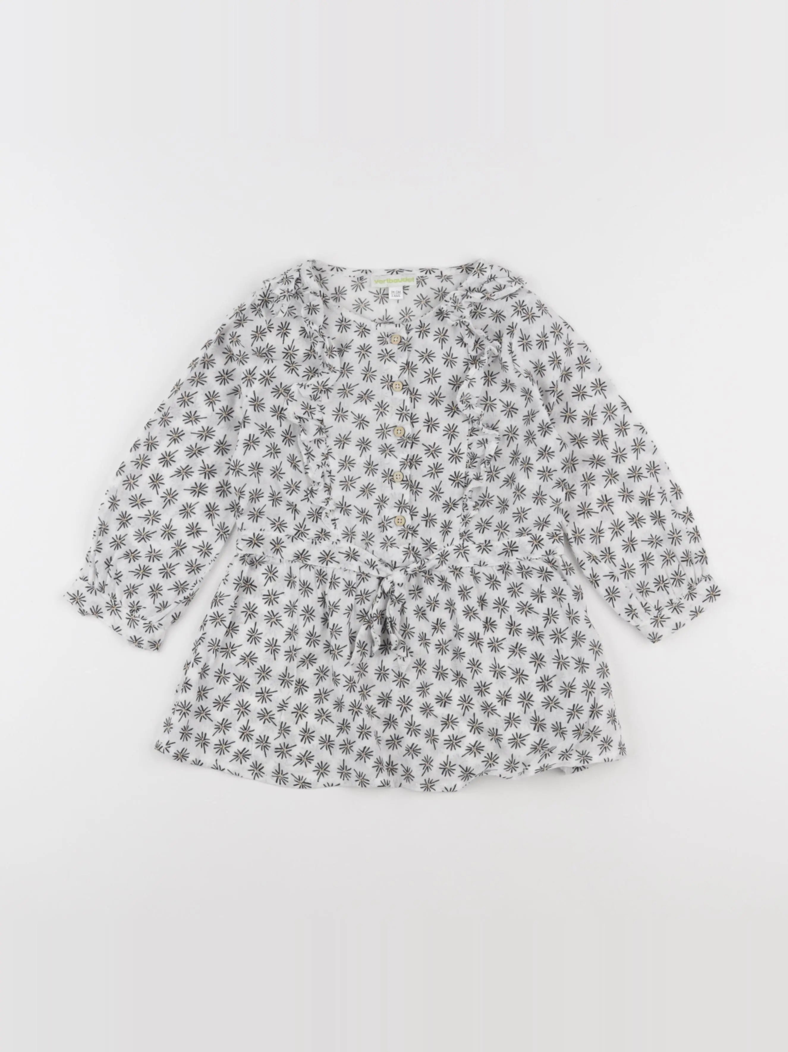 Vertbaudet - robe blanc - 3 ans