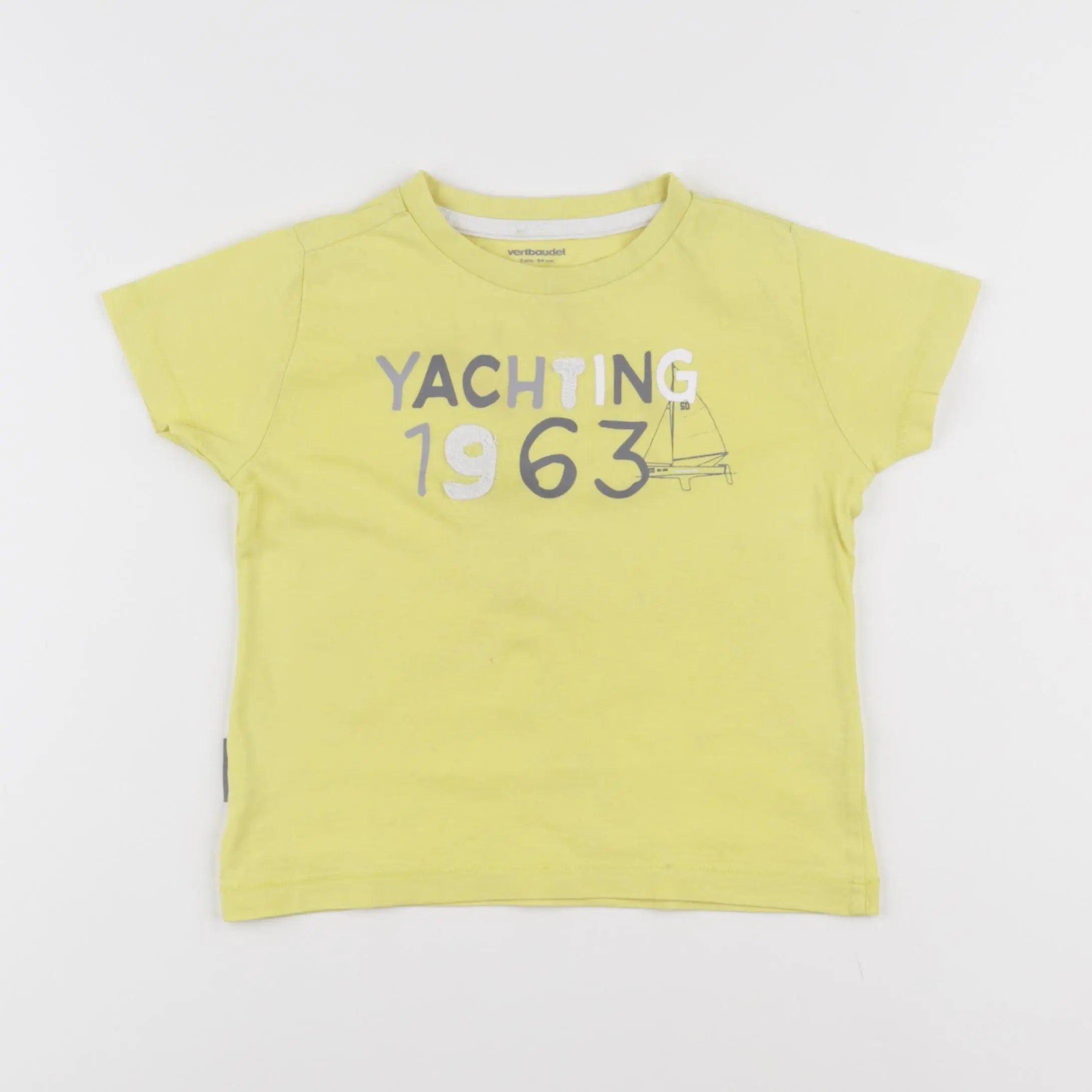Vertbaudet - tee-shirt jaune - 3 ans