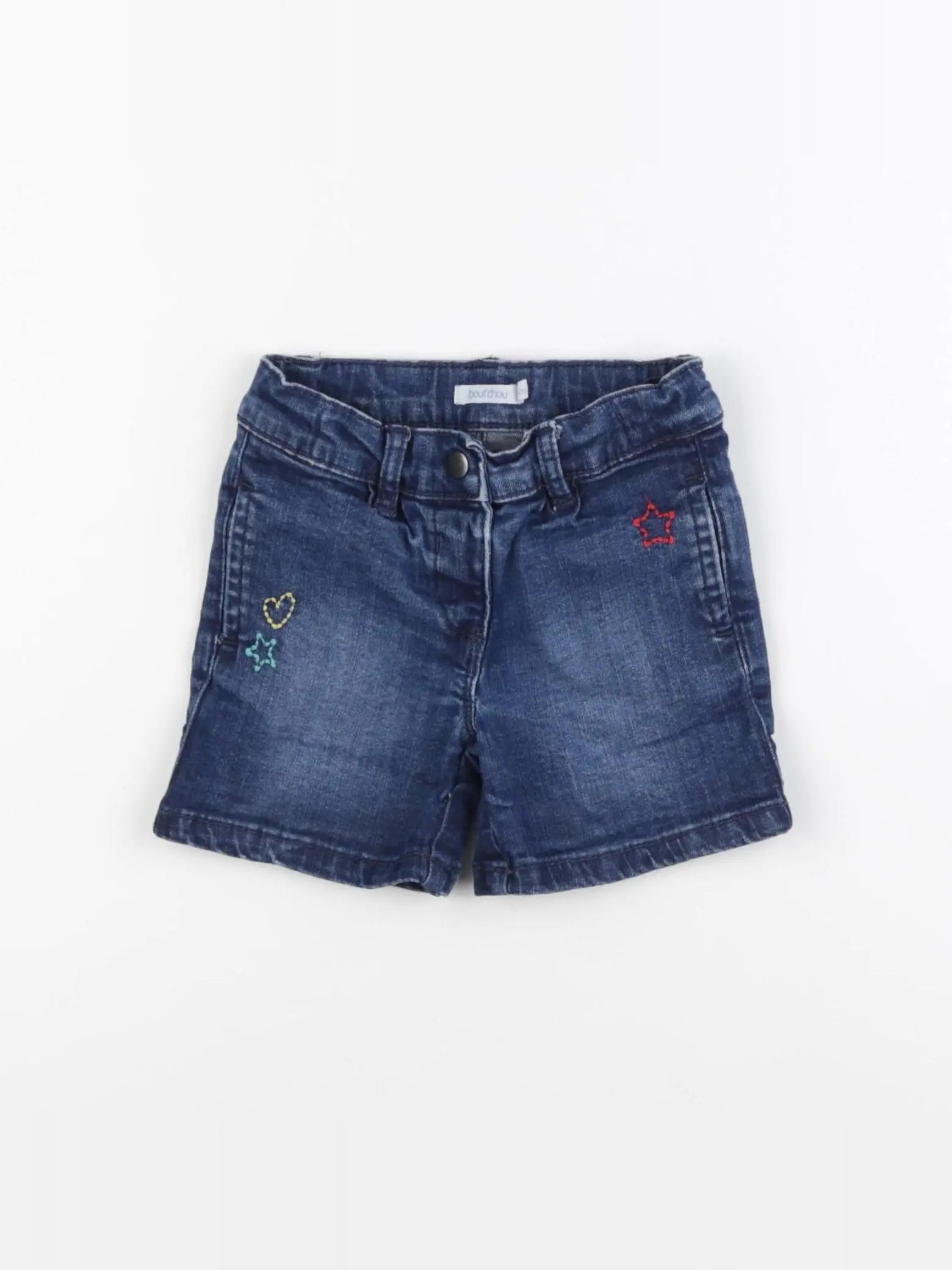 Boutchou - short bleu - 12 mois