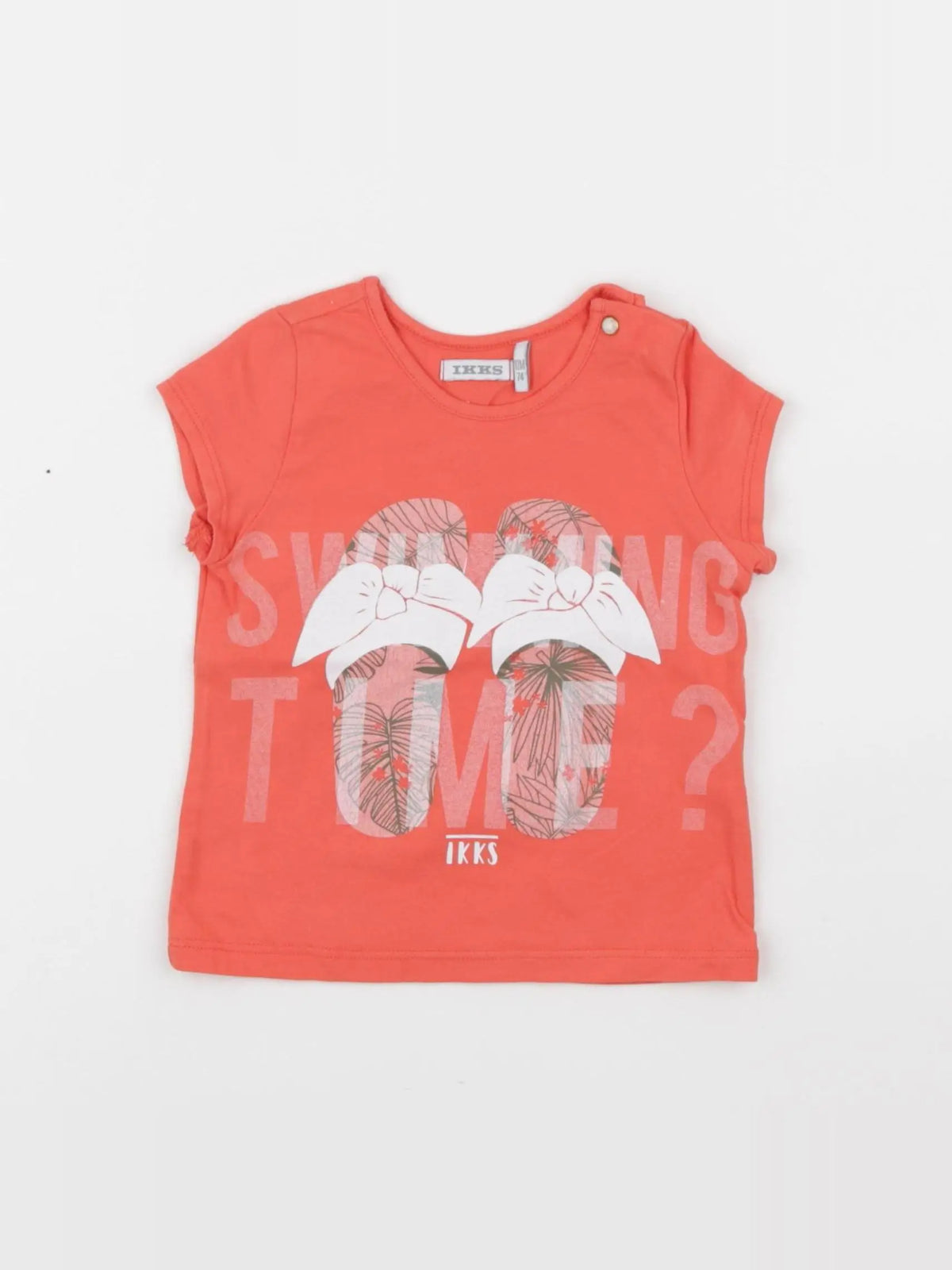 IKKS - tee-shirt rouge - 12 mois