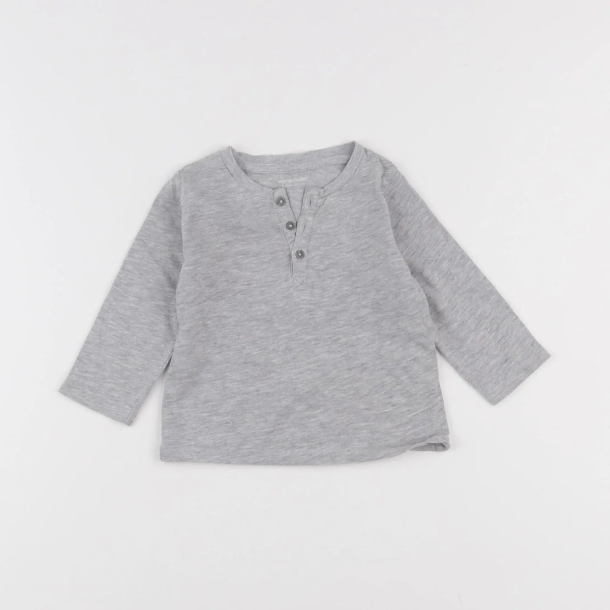 Vertbaudet - tee-shirt gris - 6 mois