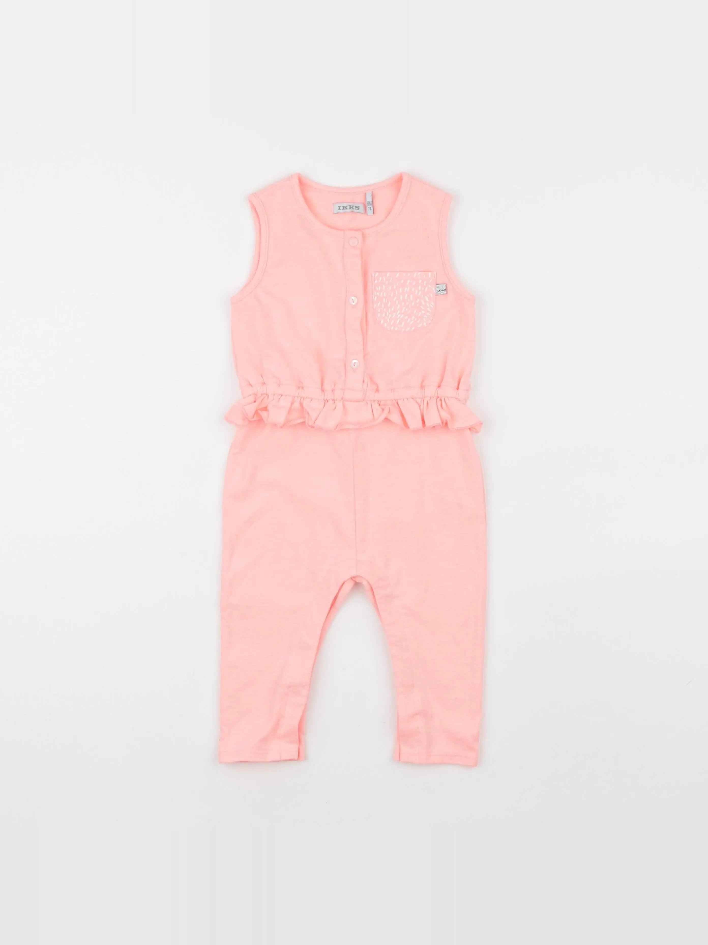 IKKS - combinaison rose - 12 mois