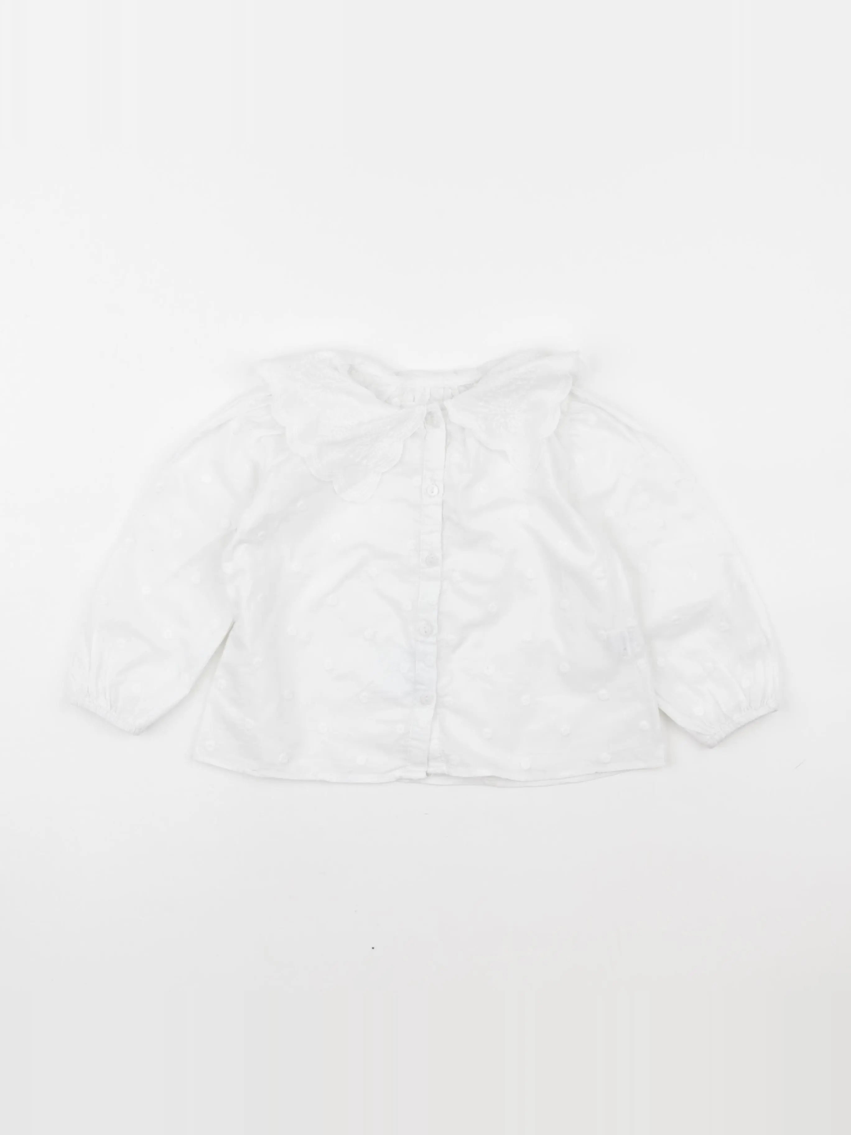 Zara - blouse blanc - 18/24 mois