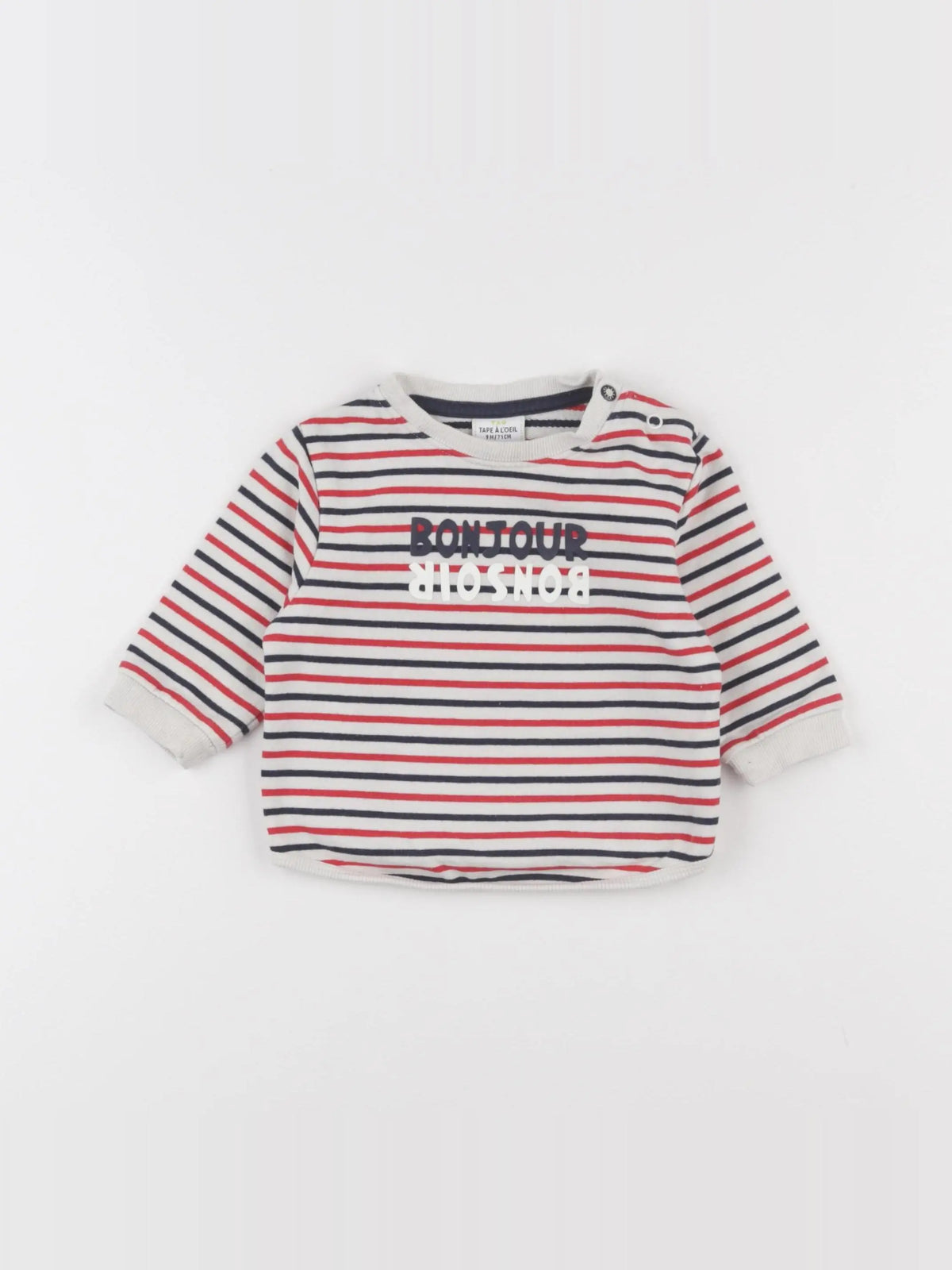 Tape à l'oeil - sweat multicolore - 9 mois
