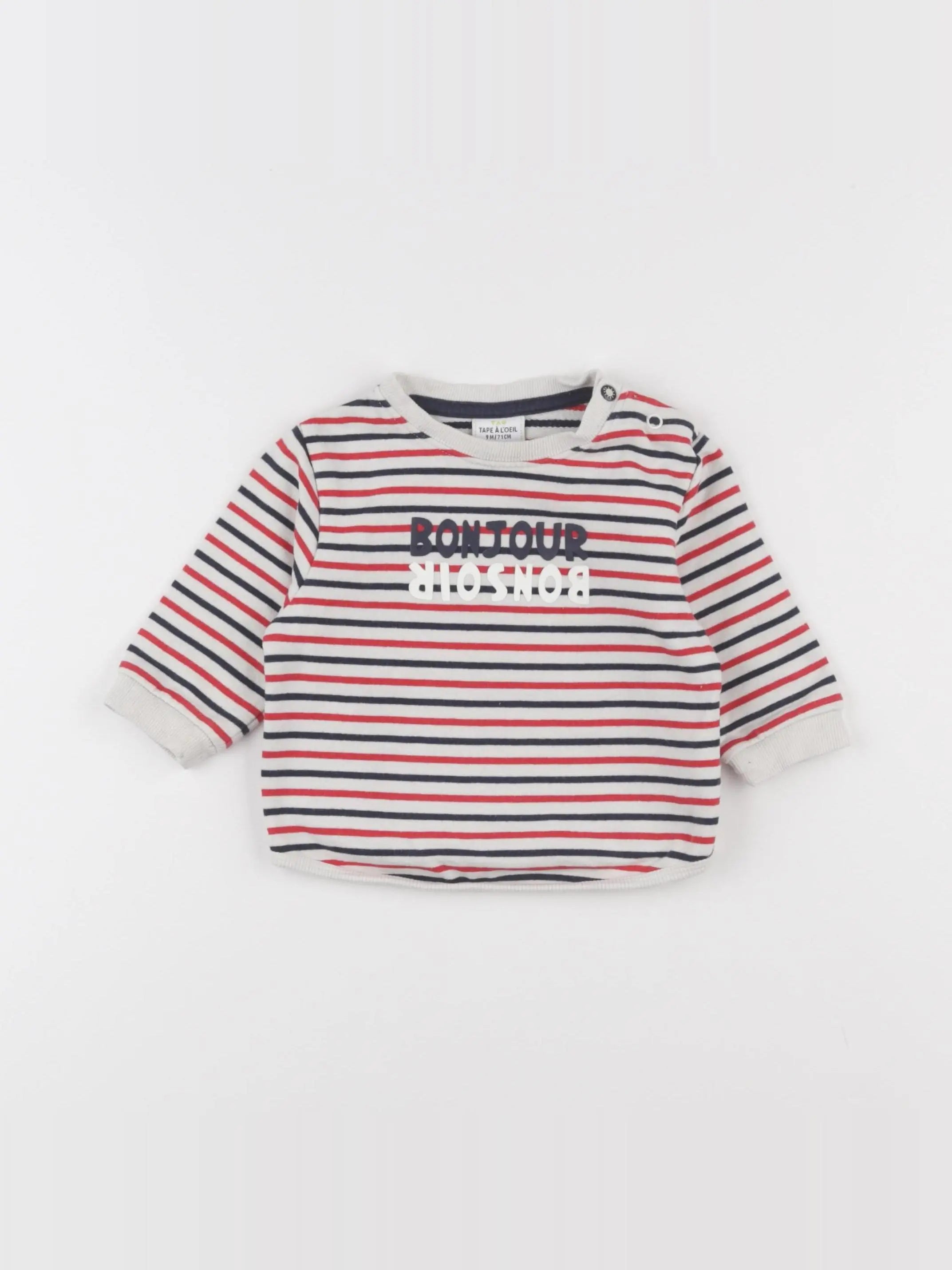 Tape à l'oeil - sweat multicolore - 9 mois