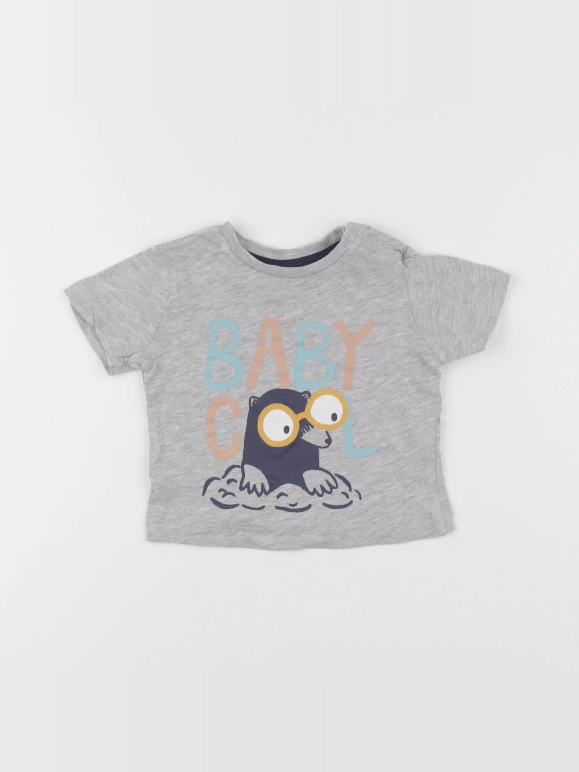 Boutchou - tee-shirt gris - 6 mois