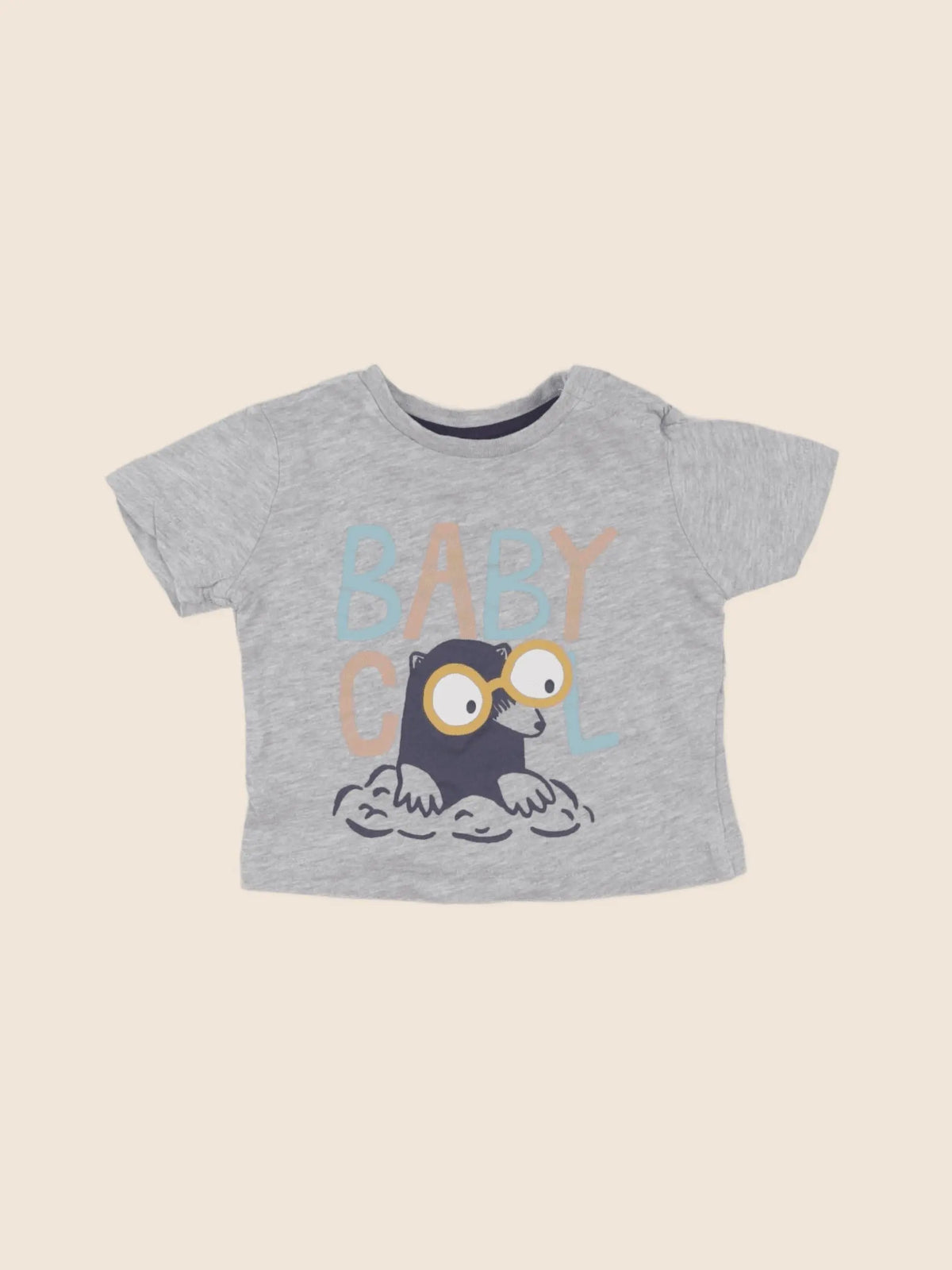 Boutchou - tee-shirt gris - 6 mois