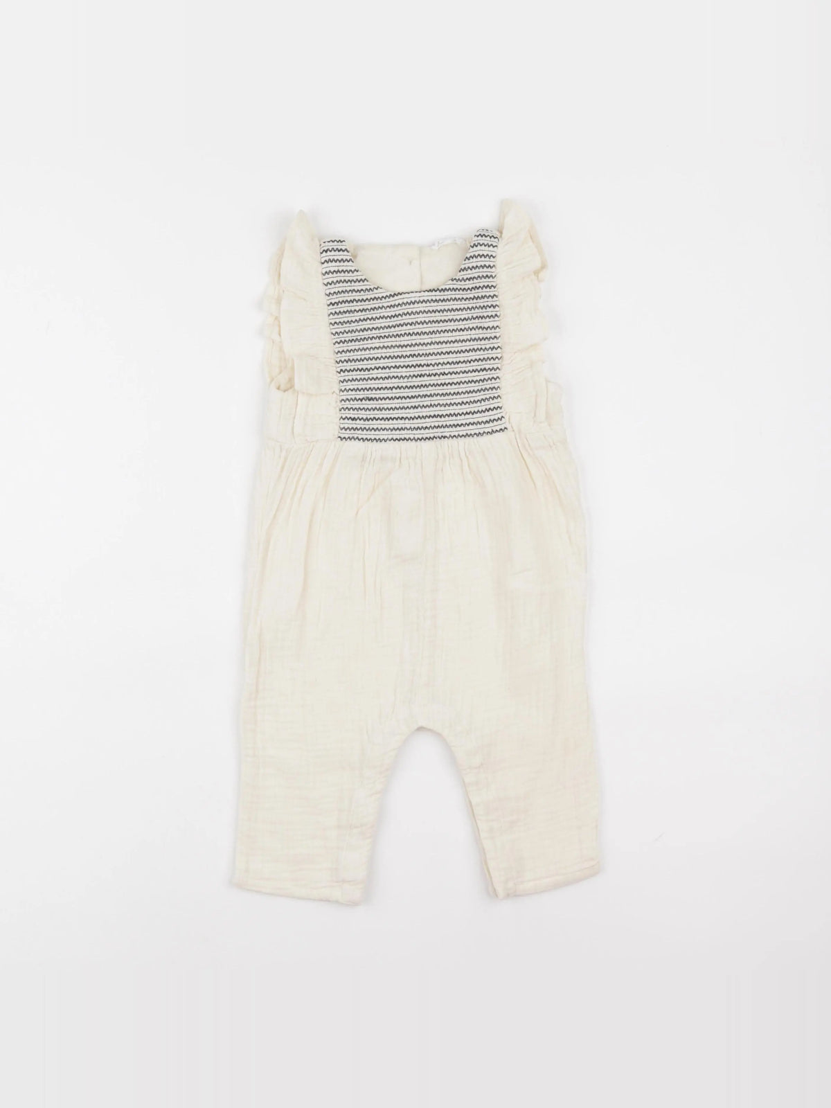 Vertbaudet - combinaison beige - 12 mois